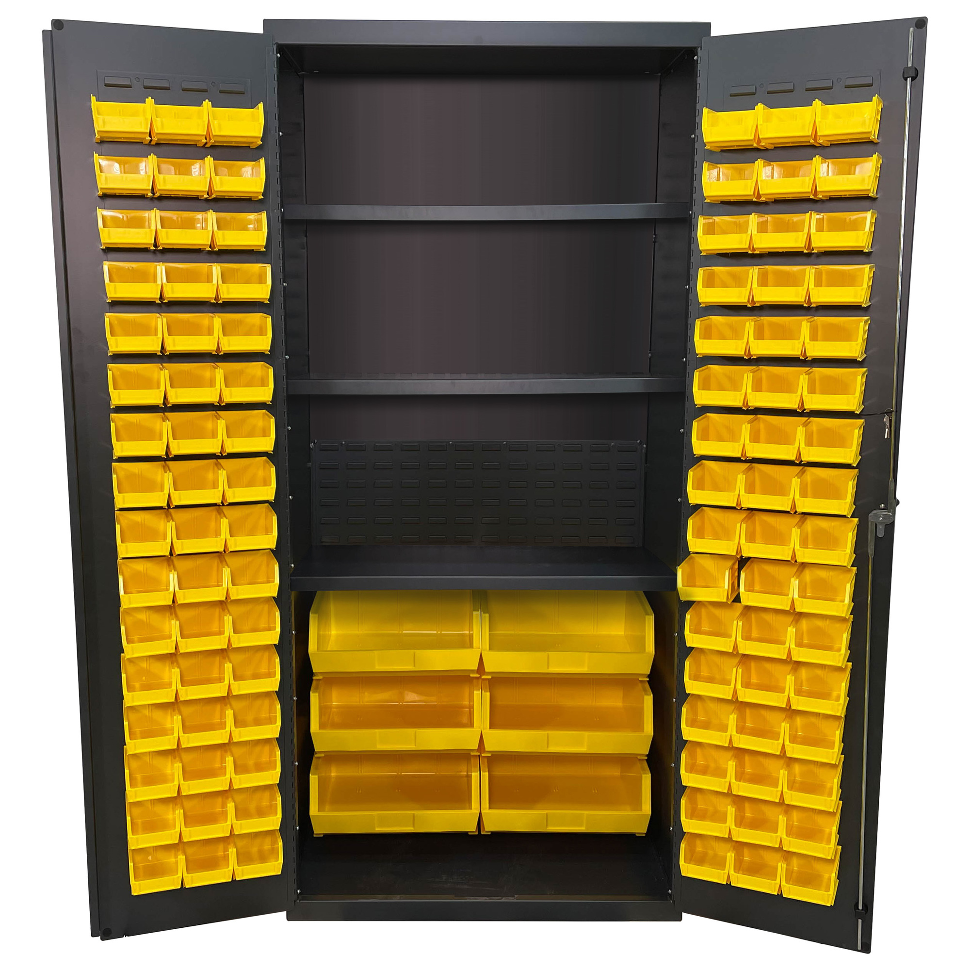 Valley Craft, Bin Shelf Cabinet, Height 78 in, Width 36 in, Bins Included (qty.) 102, Model# F89123