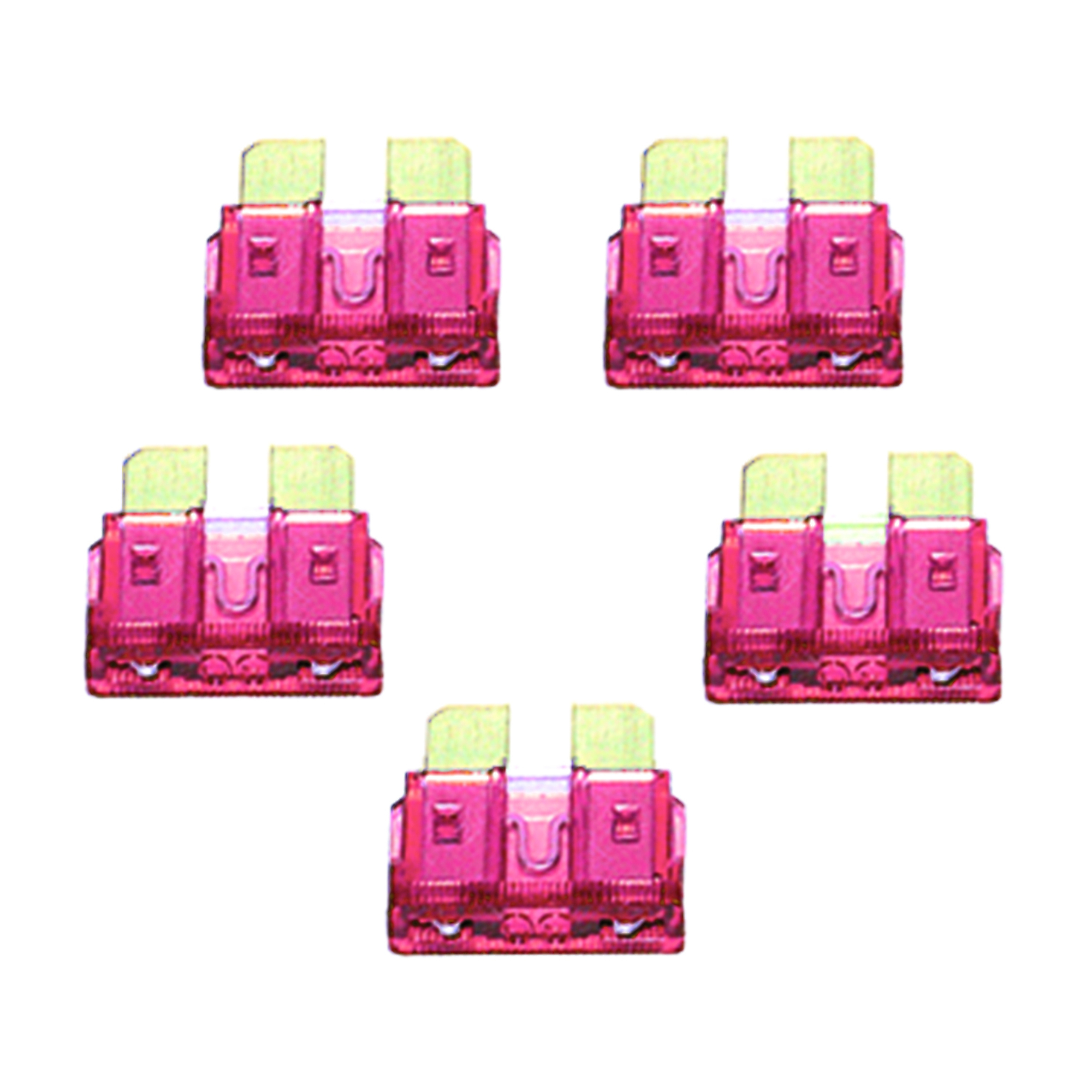 Viair Blade Style Fuse - 40 Amp, Fast-Acting, 5 Pcs, Model# 92933