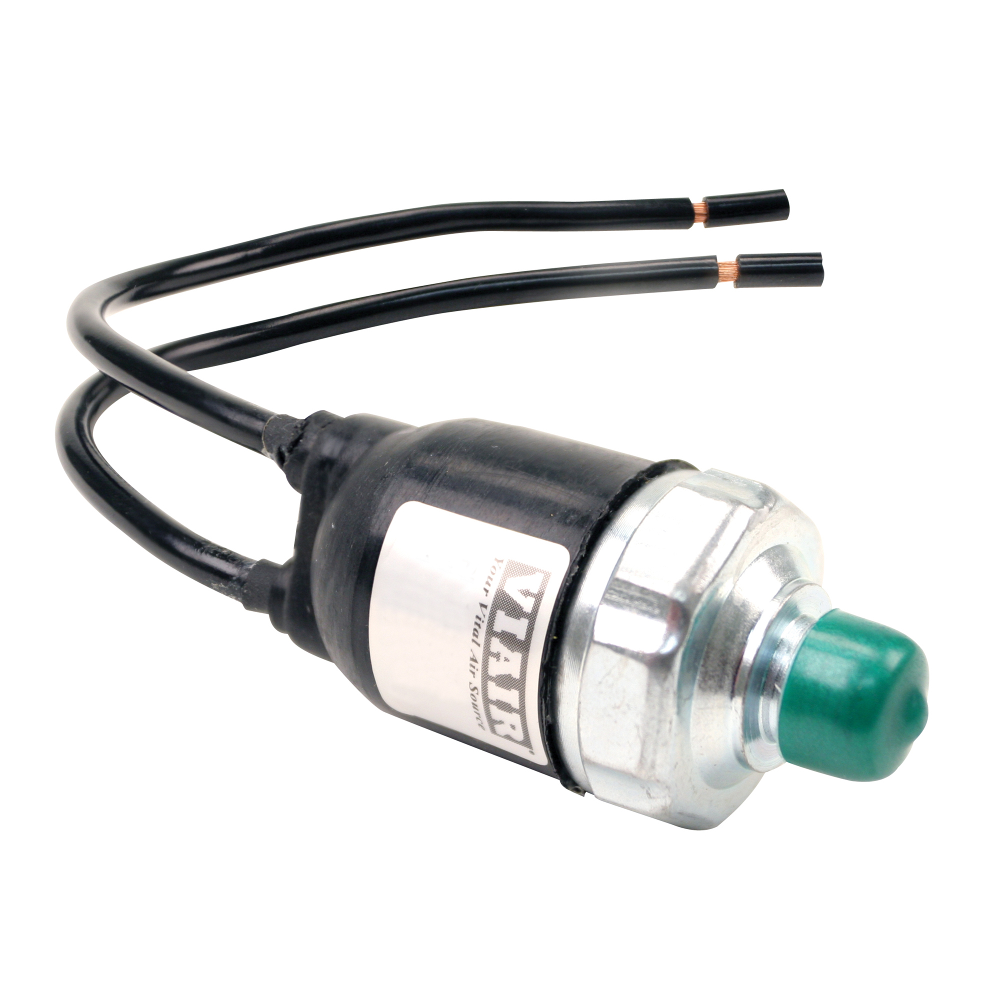 Viair Sealed Pressure Switch - 85 PSI On/105 PSI Off, 1/8in. Port, 12 GA Wires, Model# 90212