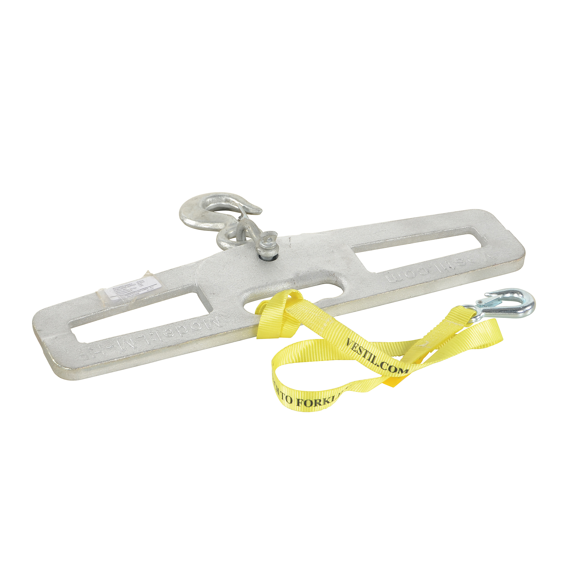 Vestil Fork Truck Hook Plate - 4000-Lb. Capacity, Rigid, Steel, Model# LM-HP4-R