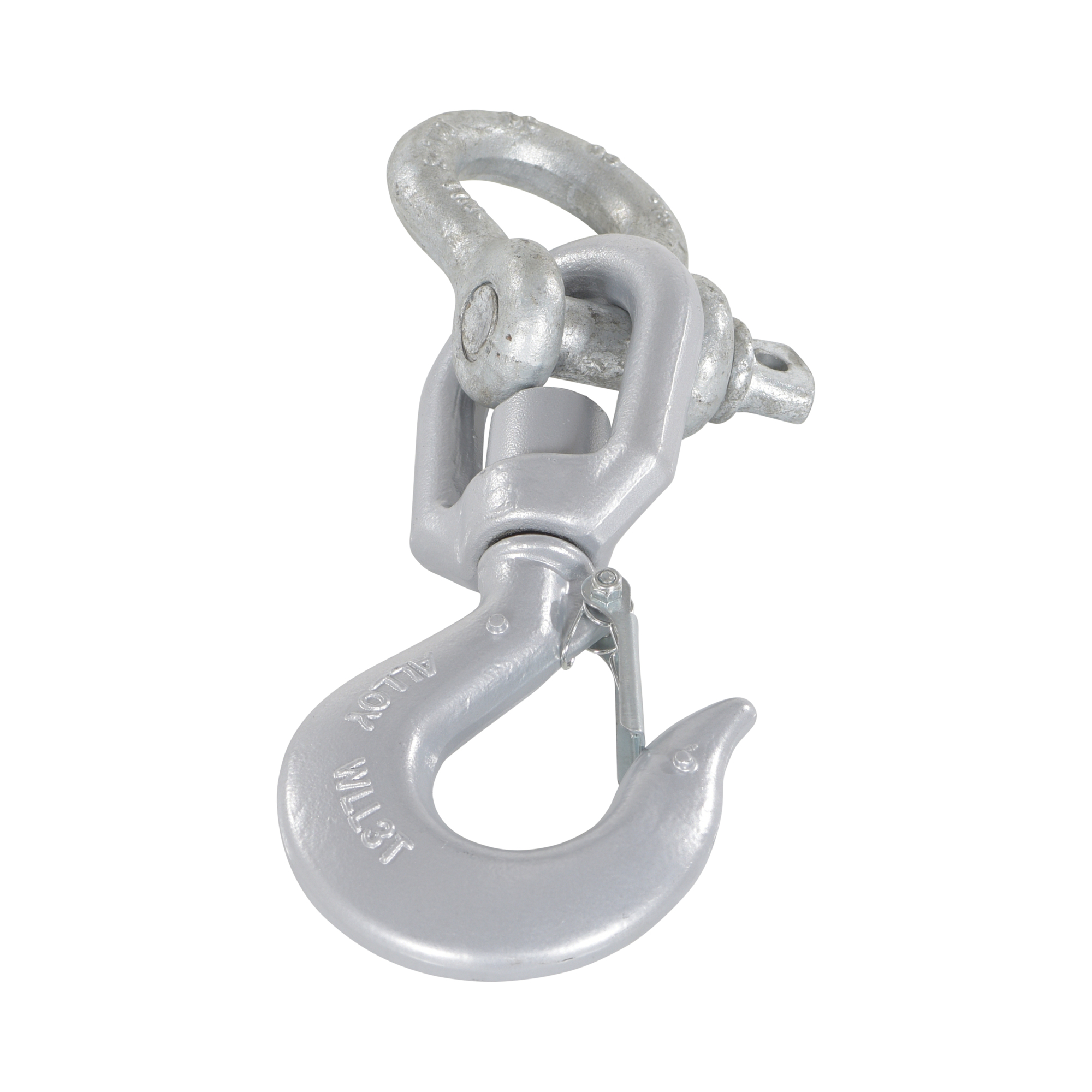 5/16 Stainless Steel Swivel Eye Hook with Latch 51606310