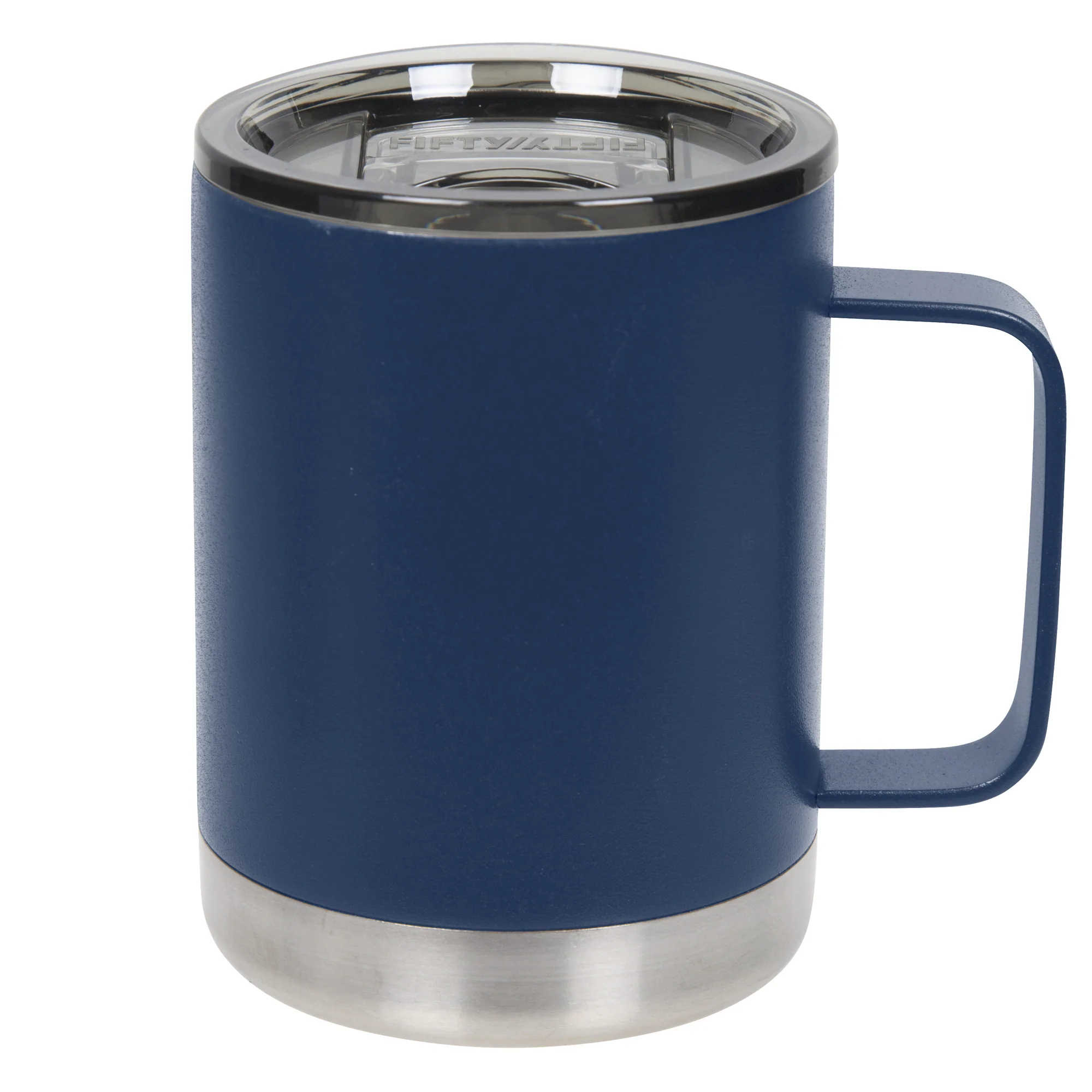 FIFTY/FIFTY, 12oz - Navy Camp Mug with Slide Lid, Size 12 oz, Color Blue, Model# T12000010