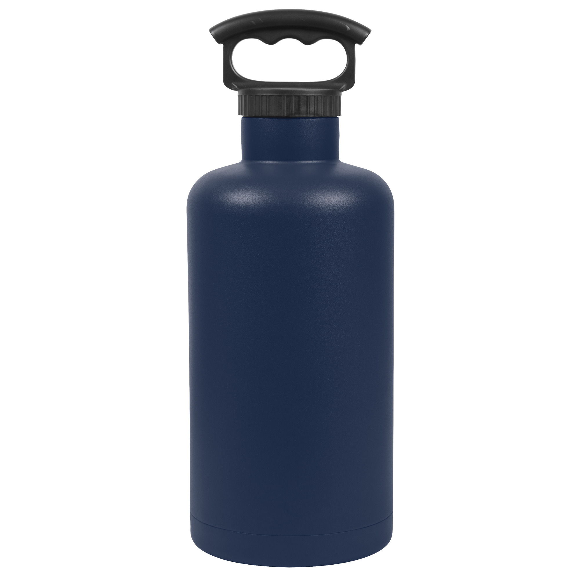 FIFTY/FIFTY, 64oz - Navy Blue Tank Growler-3 Finger Grip Cap, Size 64 oz, Color Blue, Model# V65001NB0