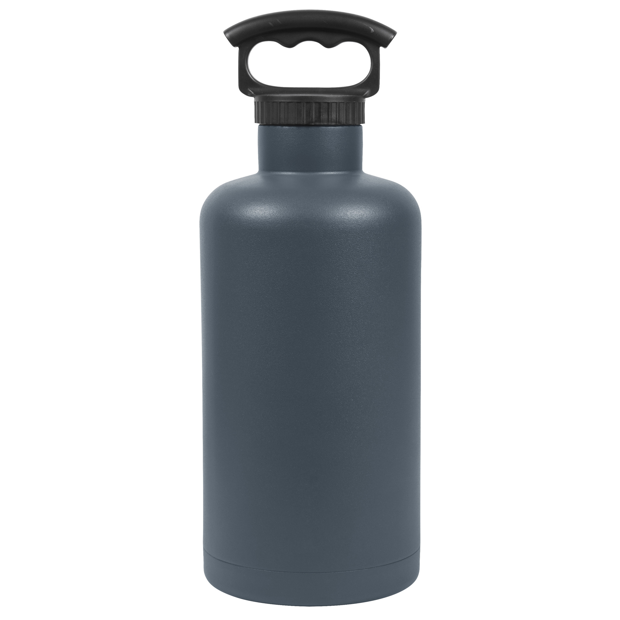 FIFTY/FIFTY, 64oz - Slate Grey Tank Growler-3 Finger Grip Cap, Size 64 oz, Color Gray, Model# V65001SL0
