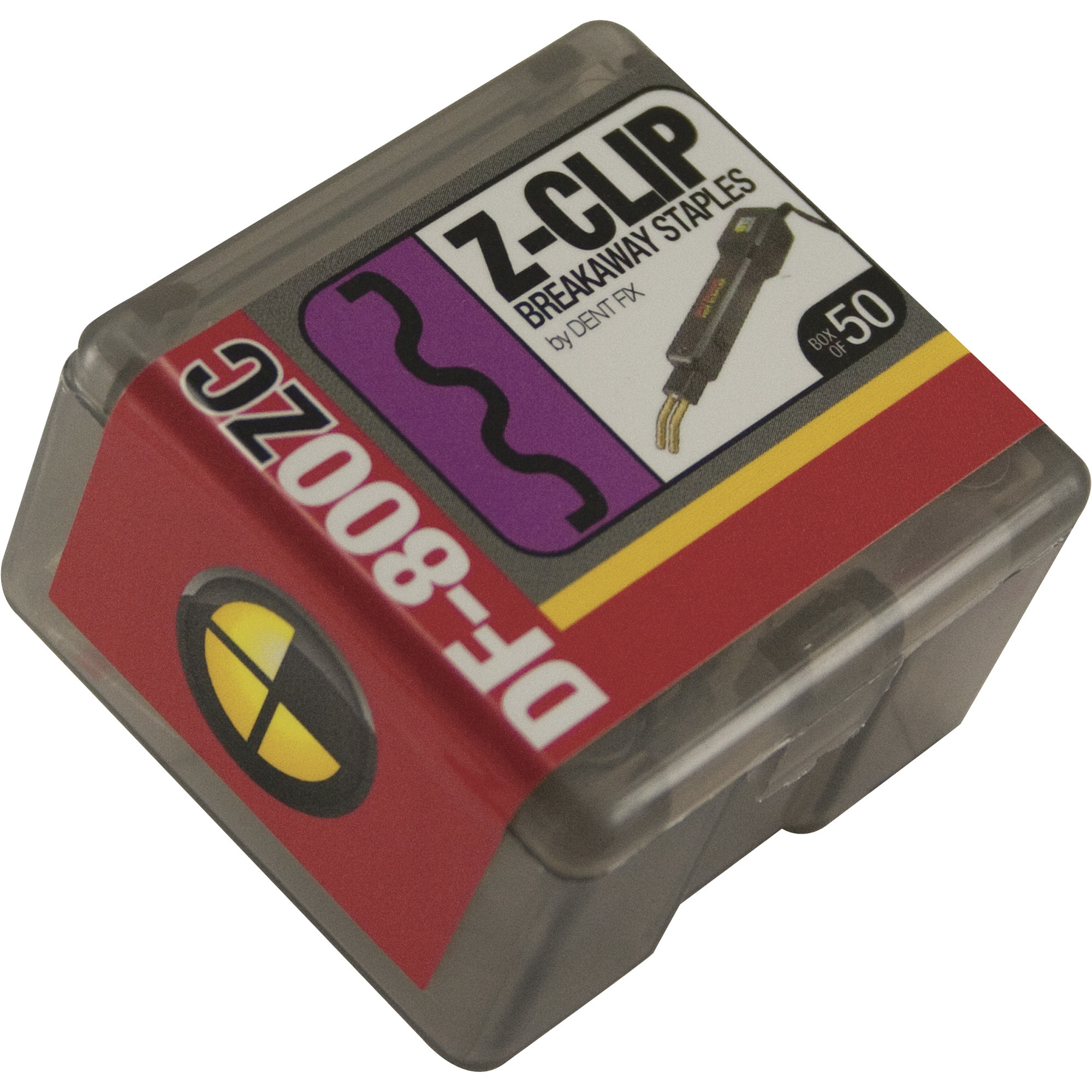 Dent Fix Z-Clip Breakaway StapleClips, 50-Pack, Stainless Steel, Model# DF800ZC/50