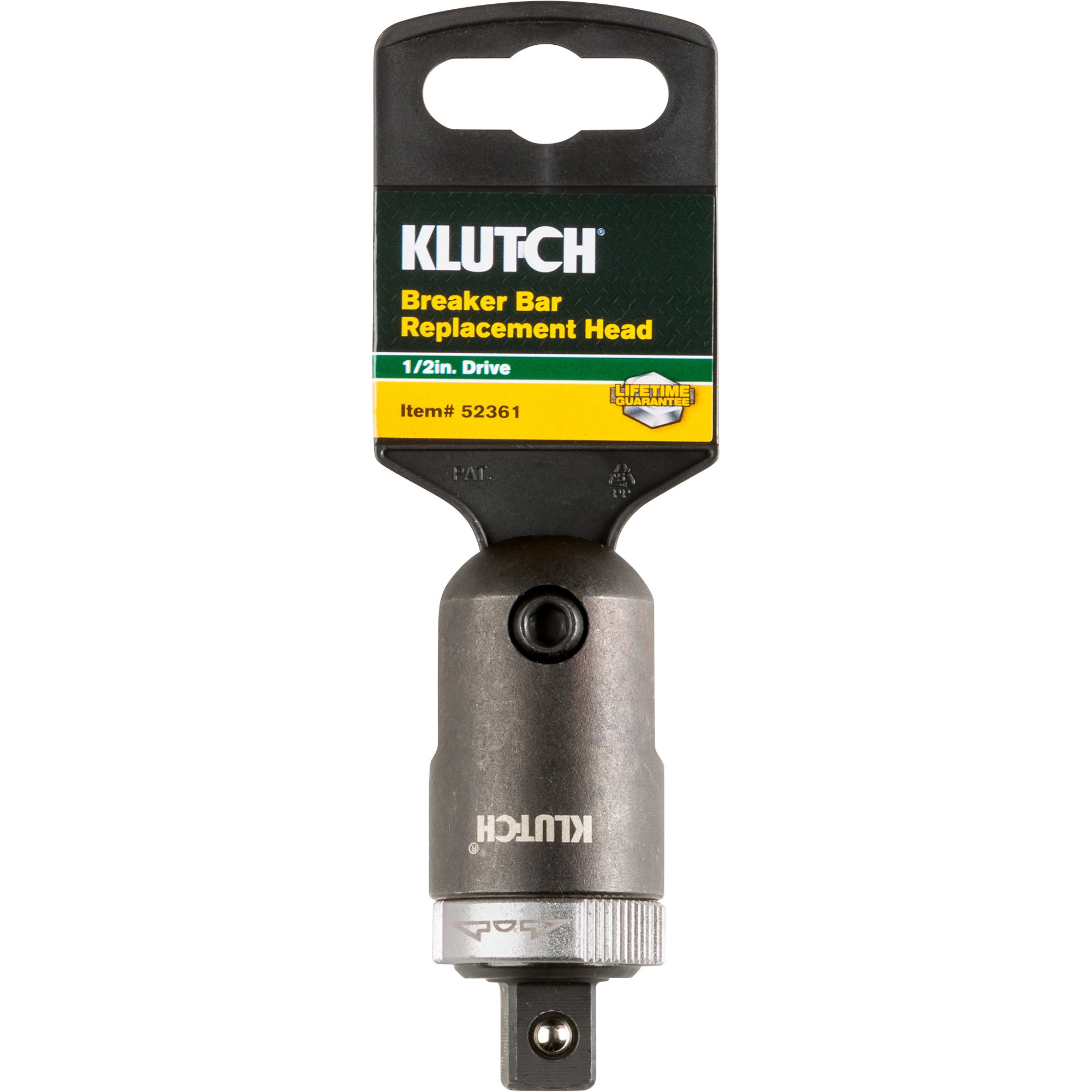 Klutch Ratchet Breaker Bar Replacement Head, 1/2in. Drive Northern Tool