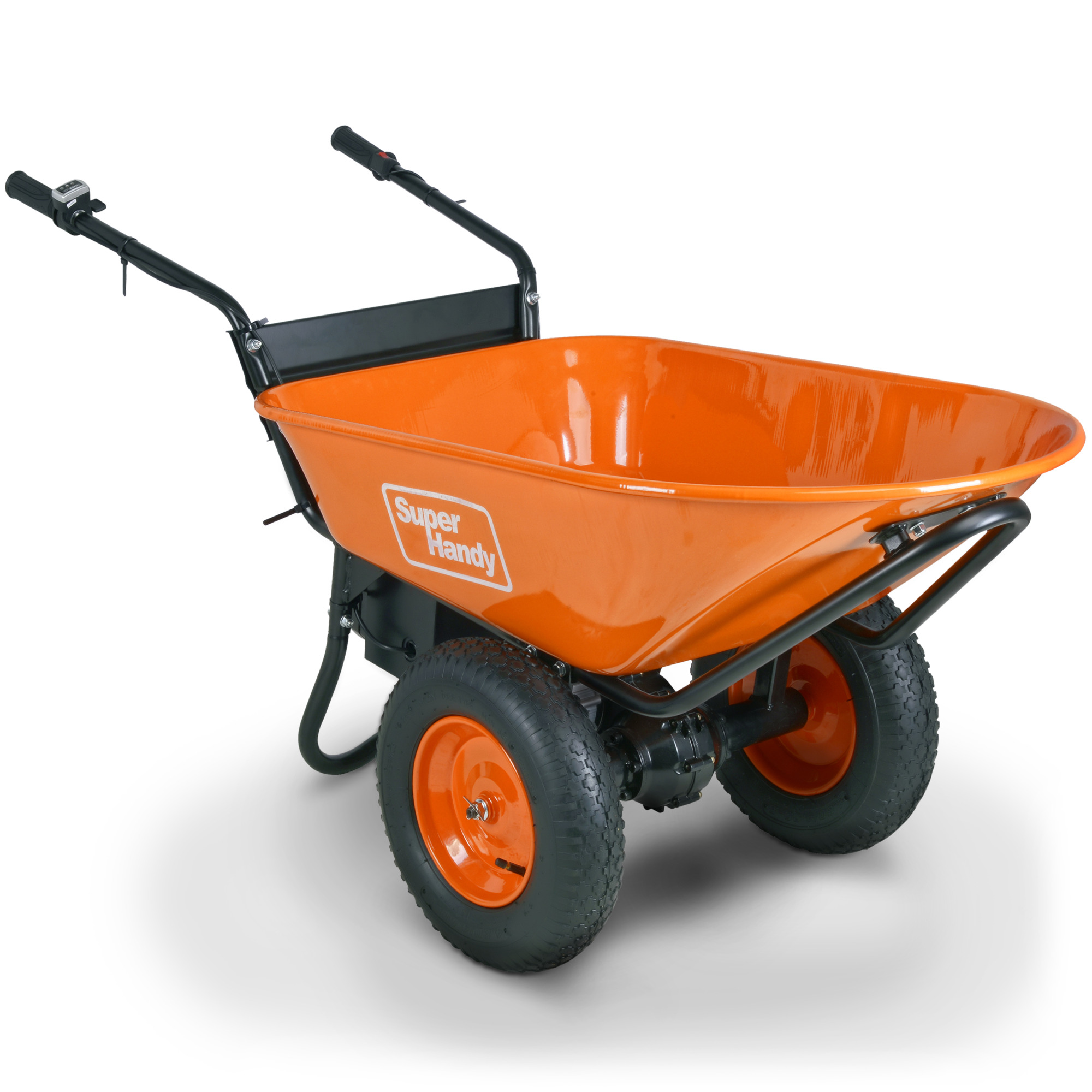 SuperHandy, Electric Wheelbarrow, Load Capacity 330 lb, Model# TRI-GUO057