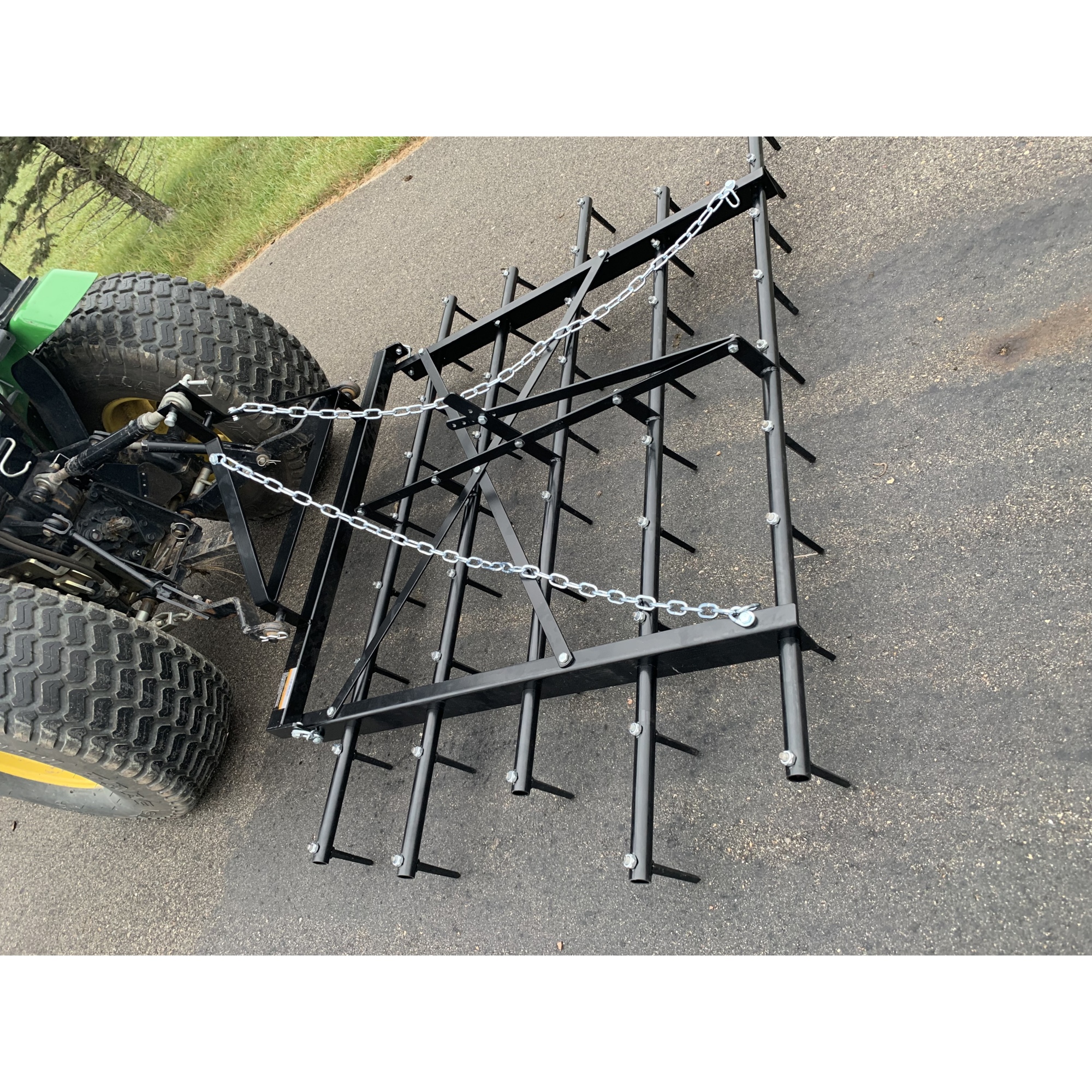 Field Tuff, 3Point 6ft. Spike Drag Harrow, Working Width 72 in