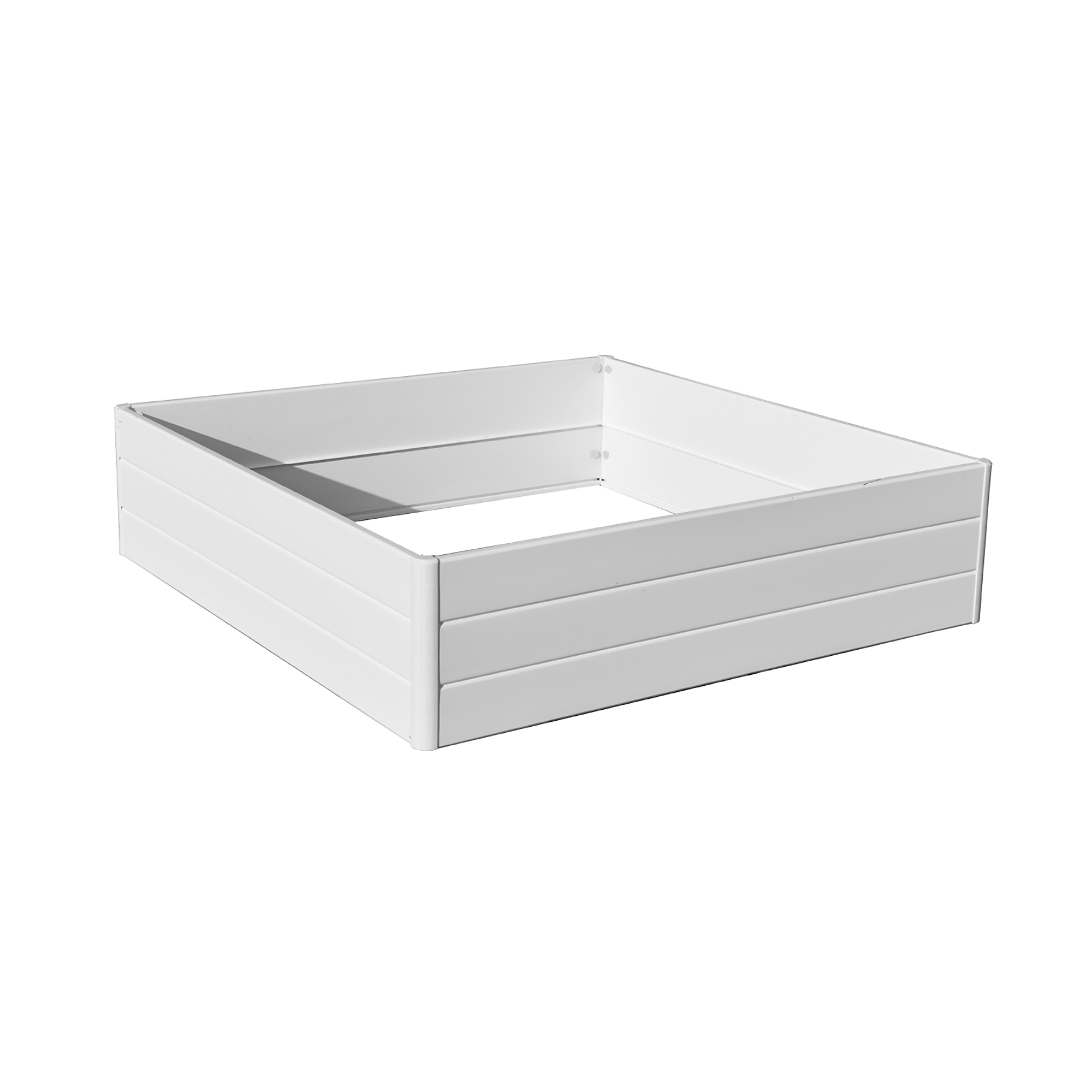 NuVue, Raised Garden Box 44.5in. L X 44.5in. W x11.5in. H White