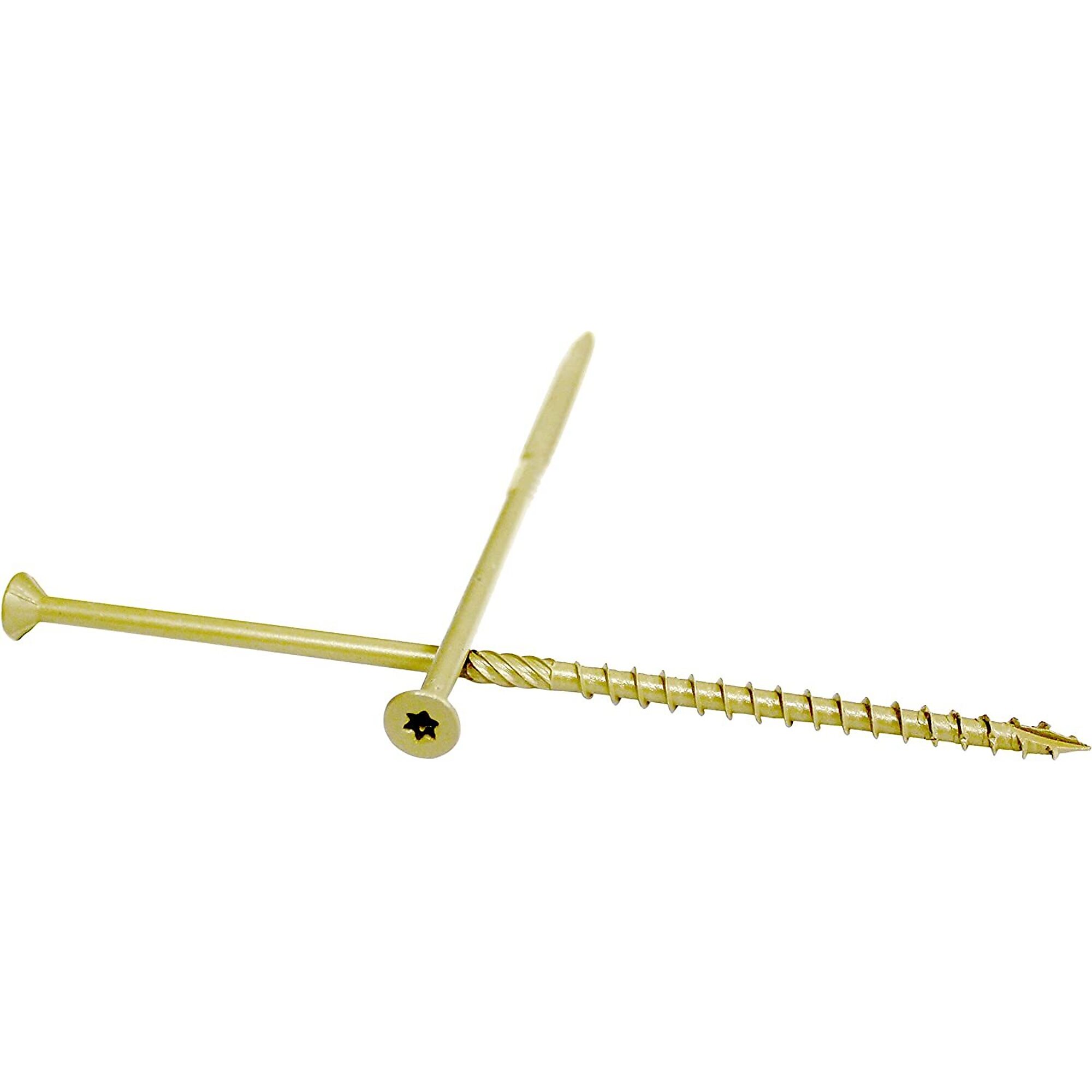 Woodpro, T25 All Purpose Wood Screw Golden 1210in., Model# AP12X10-50