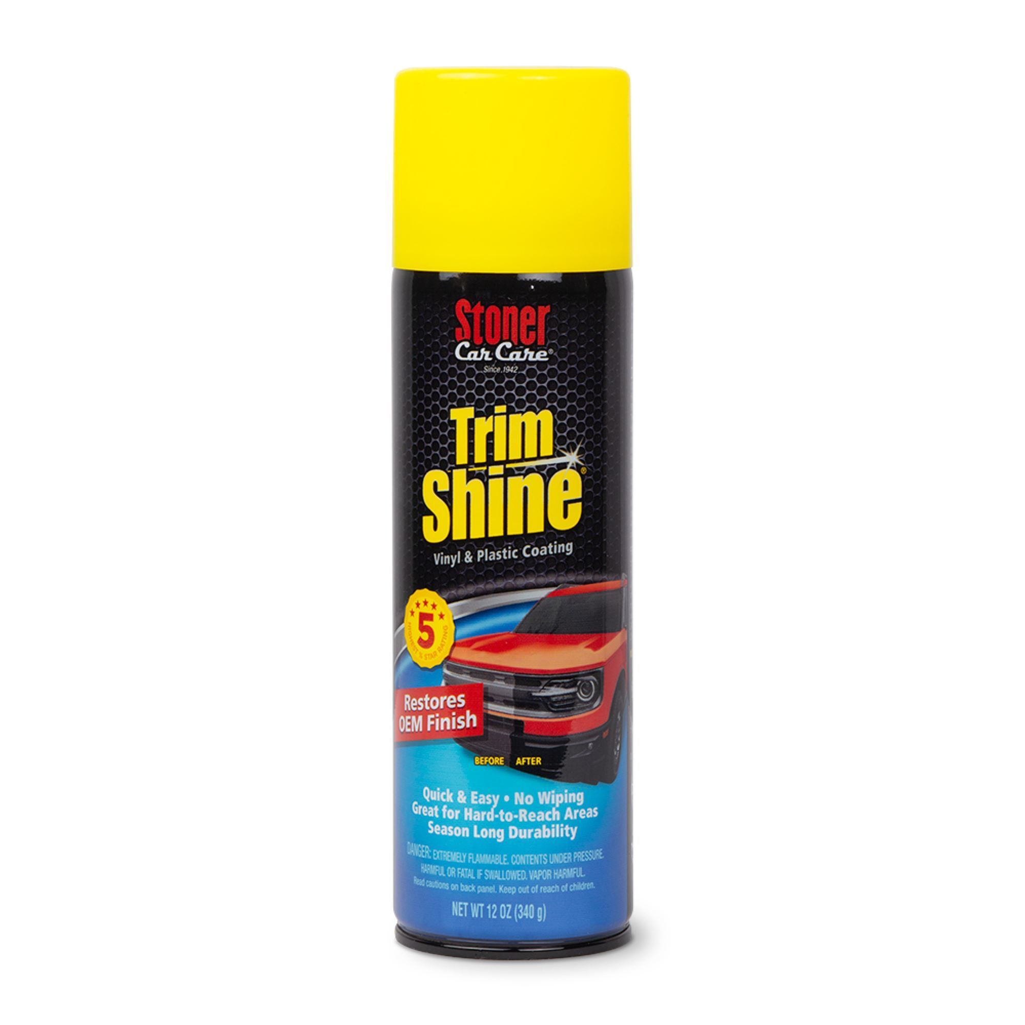 Stoner, Trim Shine Vinyl Plastic Coating 12oz, Model 91034 Northern Tool