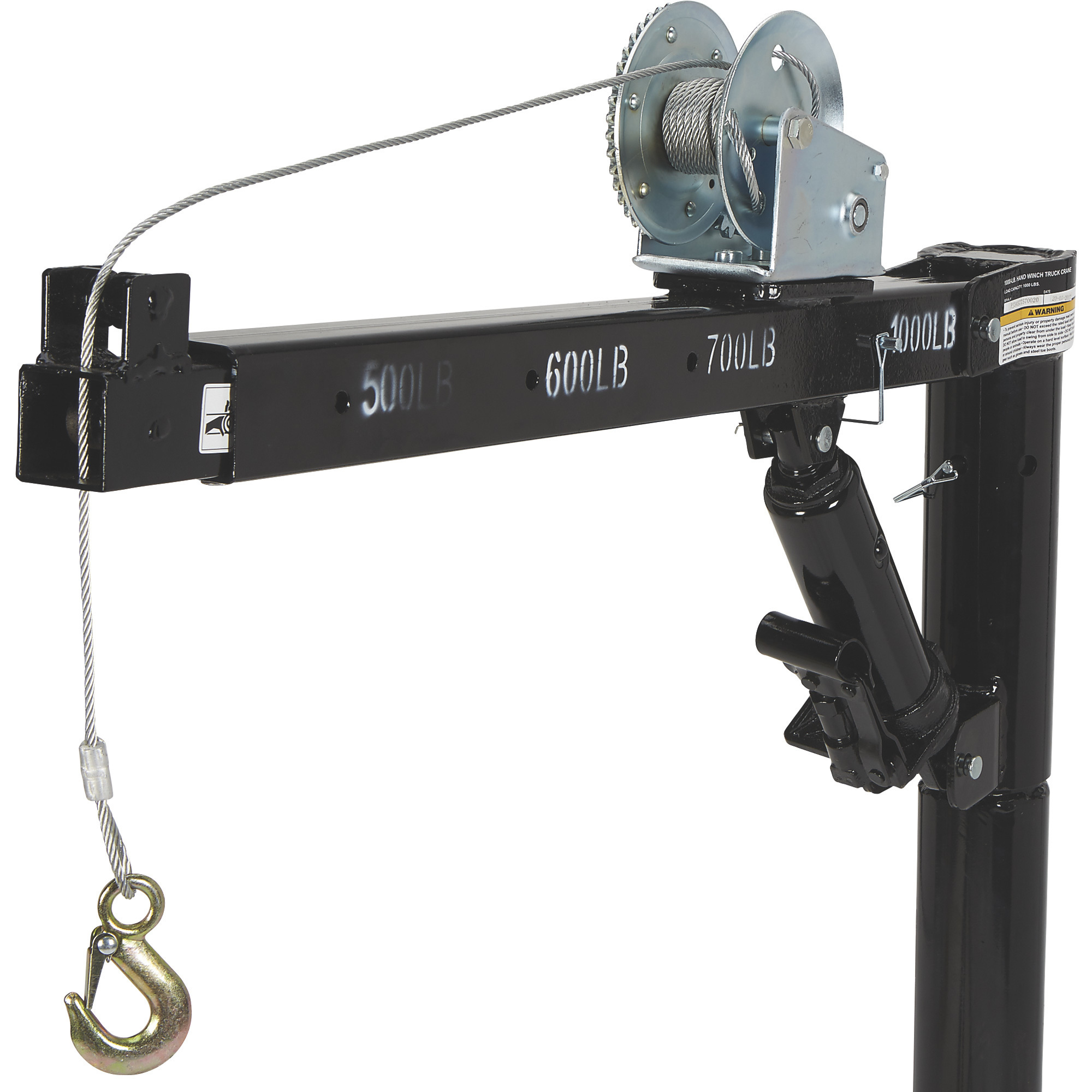 Ultra-Tow Pickup Truck Crane With Hand Winch, 1000-Lb. Capacity, 33-53 ...