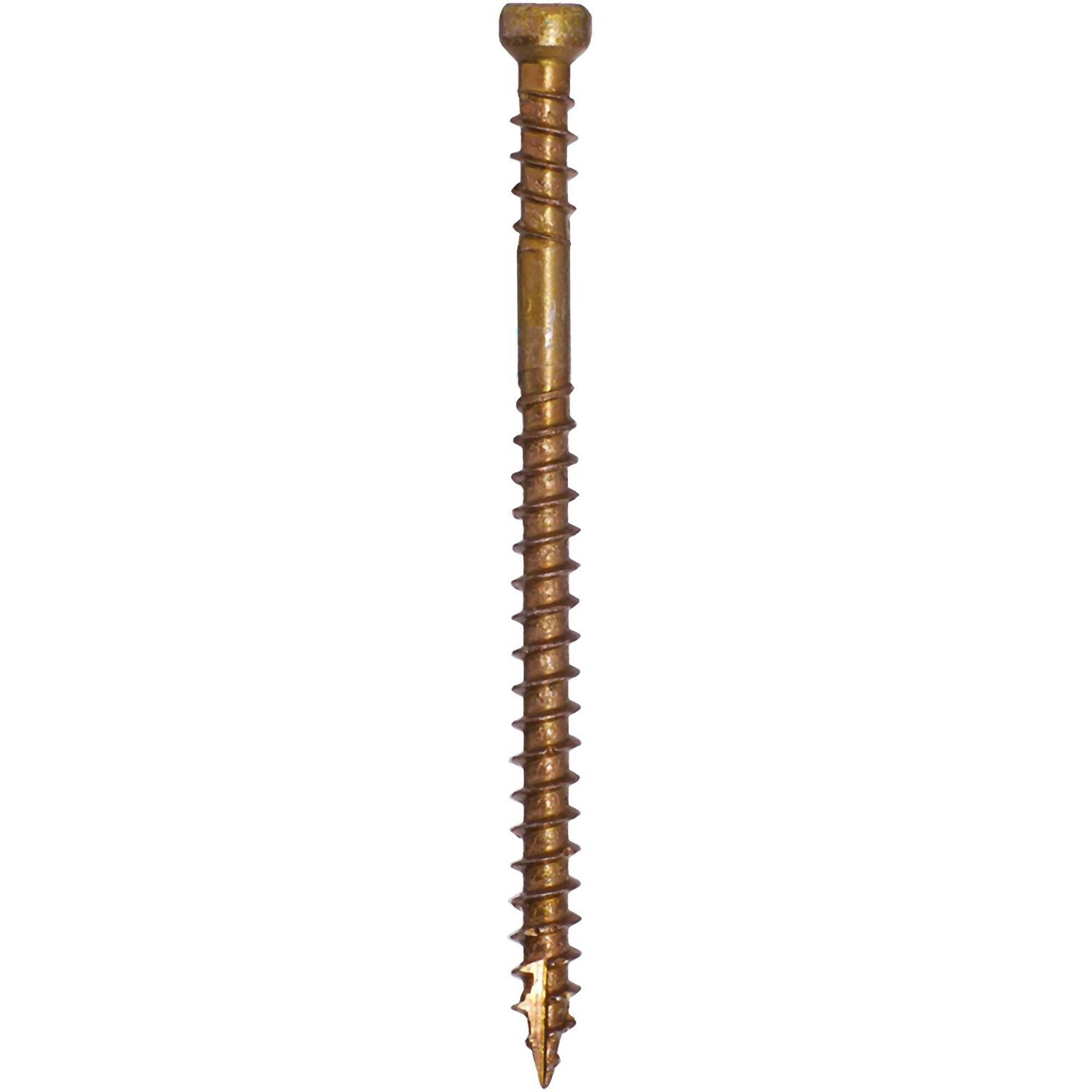 GRK Fasteners, #8x2-1/2 Trim Head RT Exterior Trim Screw 605pk, Model# 772691160799