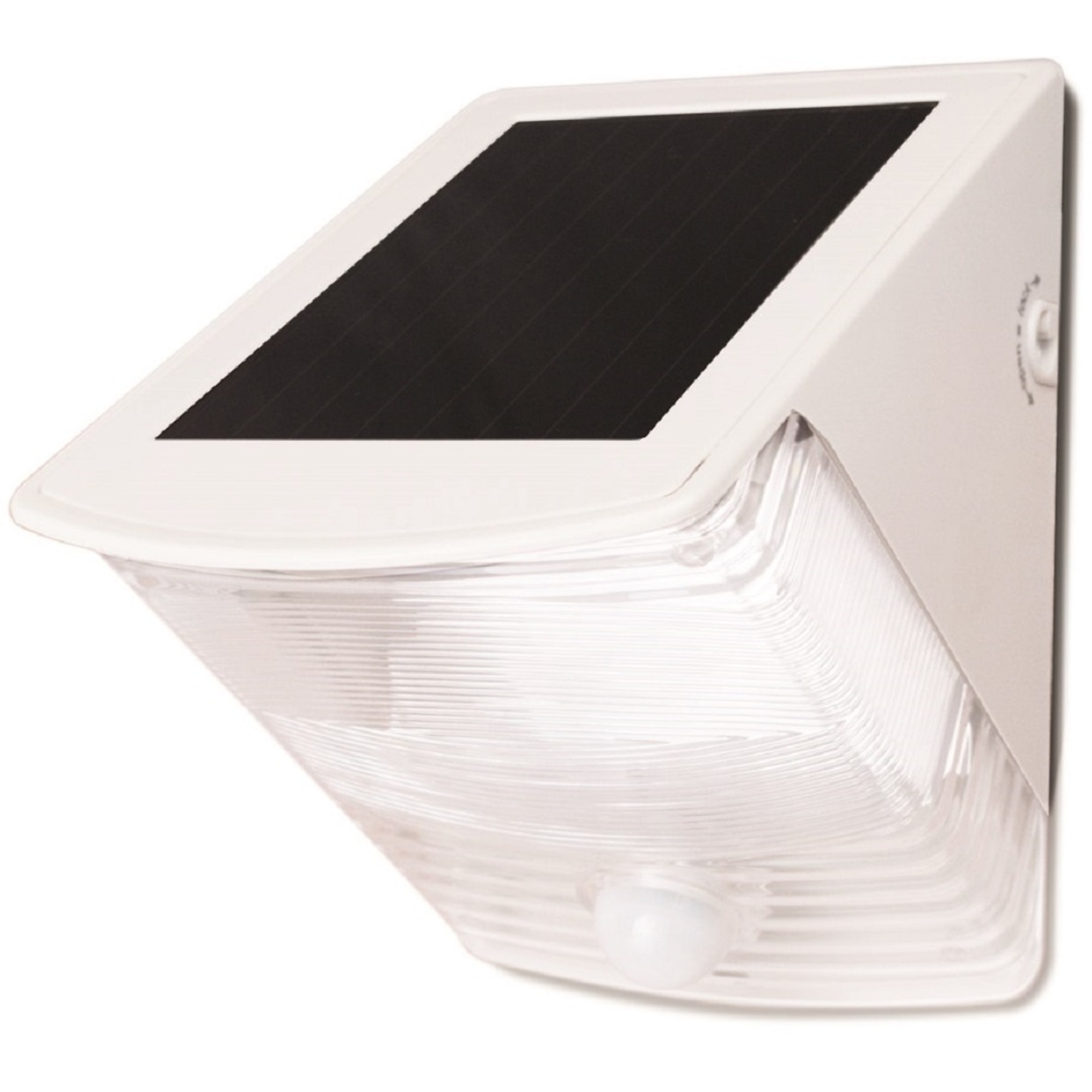 Maxsa Innovations Solar-Powered Motion-Activated Wedge Light - 110 Lumens, Dual Modes, IP-44 Weatherproof, Model# 40234