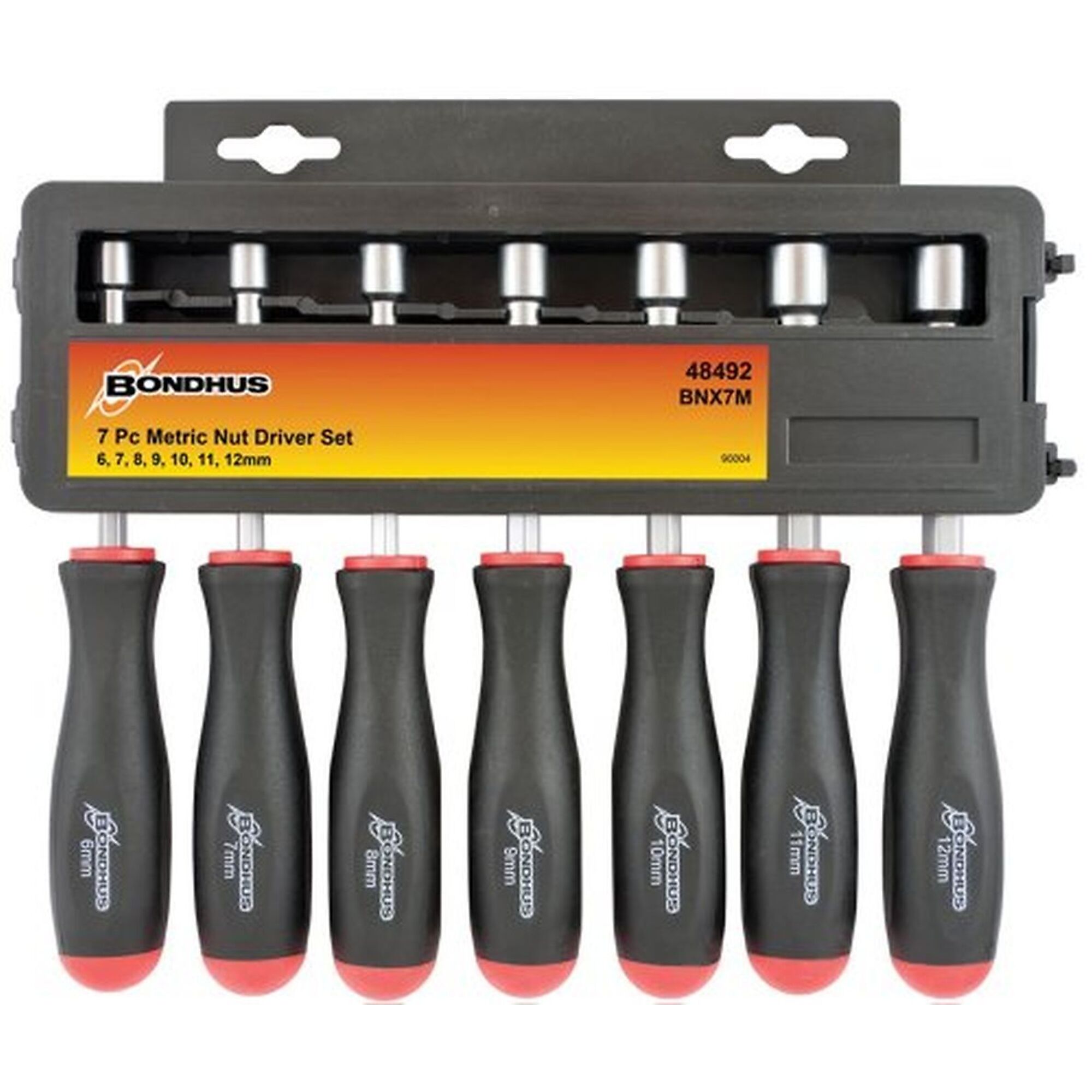 Bondhus, Hollow Shaft, Metric Screwdriver, 7 Piece, Drive Type Other, Model# 48492