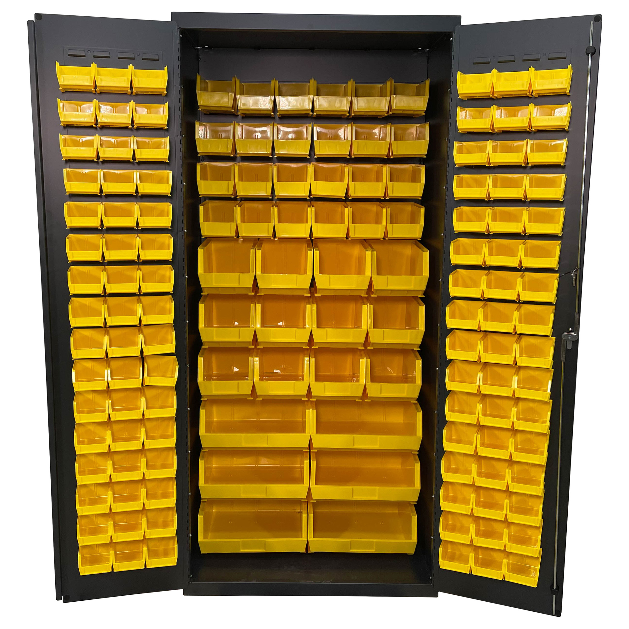 Valley Craft, Bin Shelf Cabinet, Height 78 in, Width 36 in, Bins Included (qty.) 138, Model# F89122