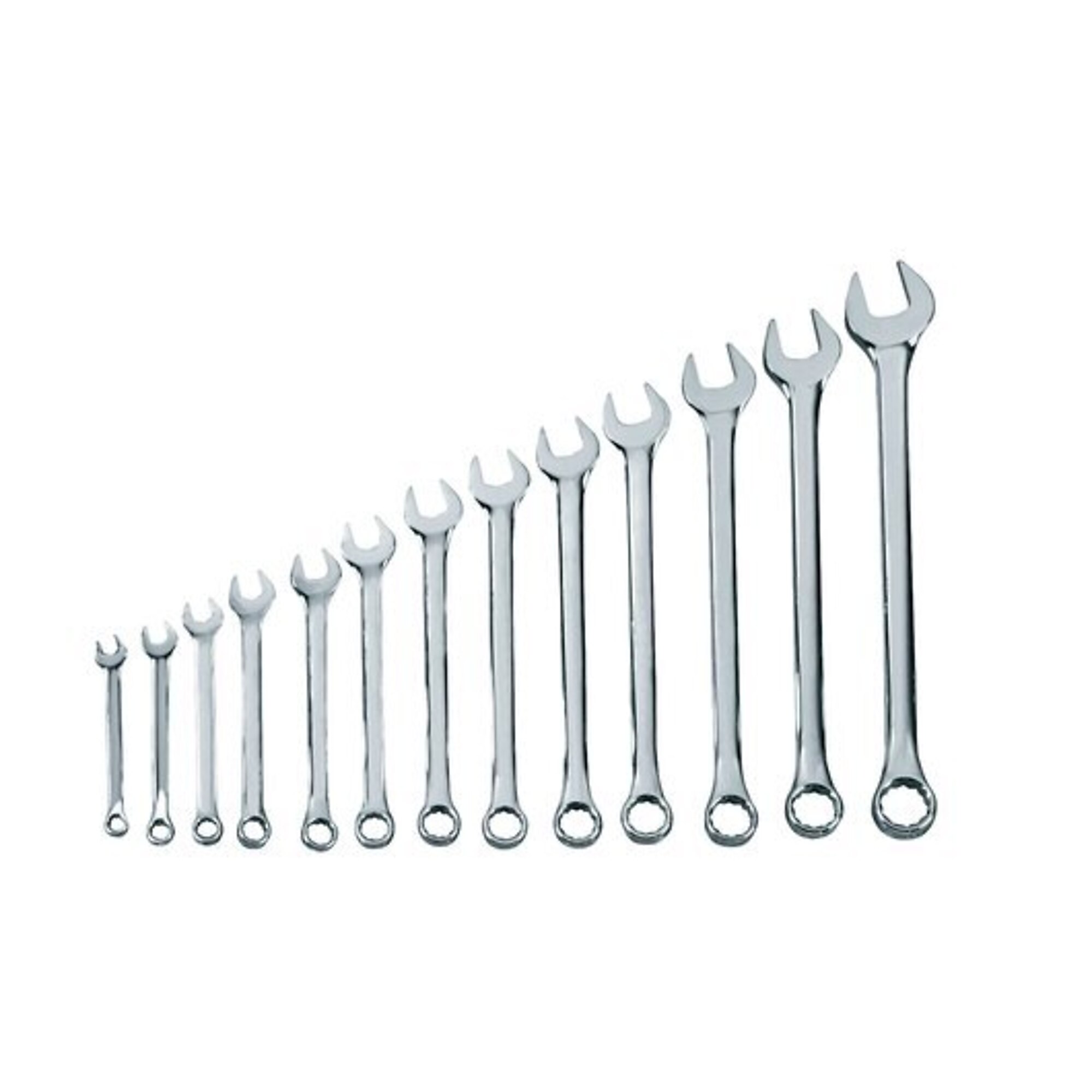 STANLEY, 13-Piece Full Polish Long Combination Wrench Set, Model# 87-244