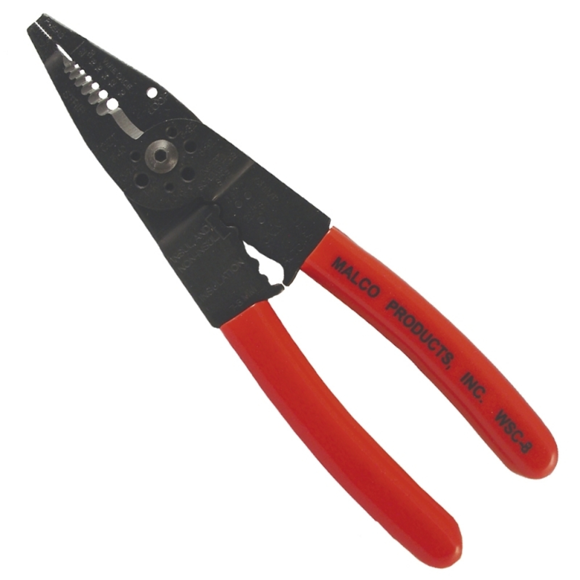 Malco, Electrical Pliers Cutter, Stripper, Crimper, Model# WSC8