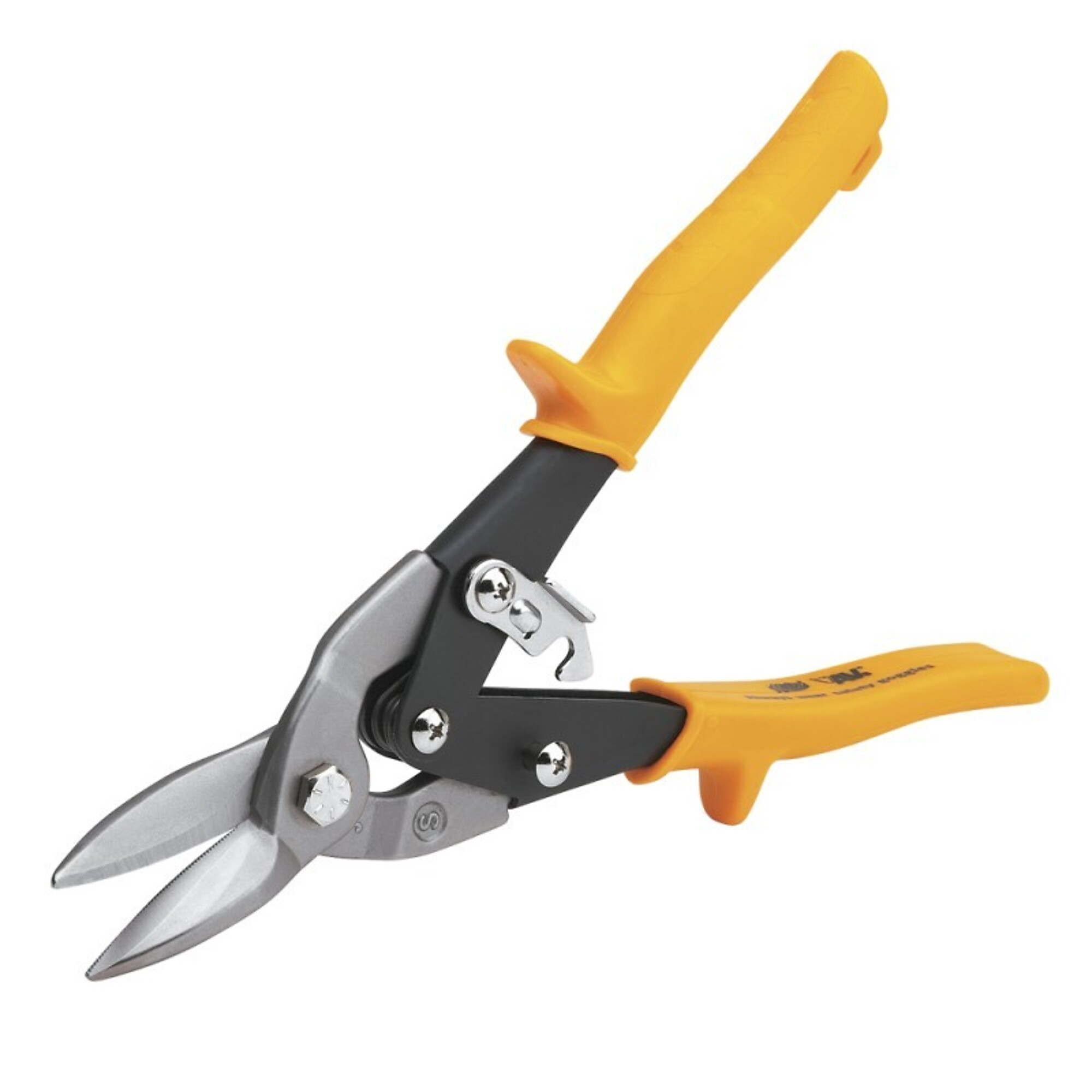 Malco, Steel Aviation Snip with Power-Fit Hand Grips, Blade Size 1.5 in, Tool Length 9.875 in, Model# AV3