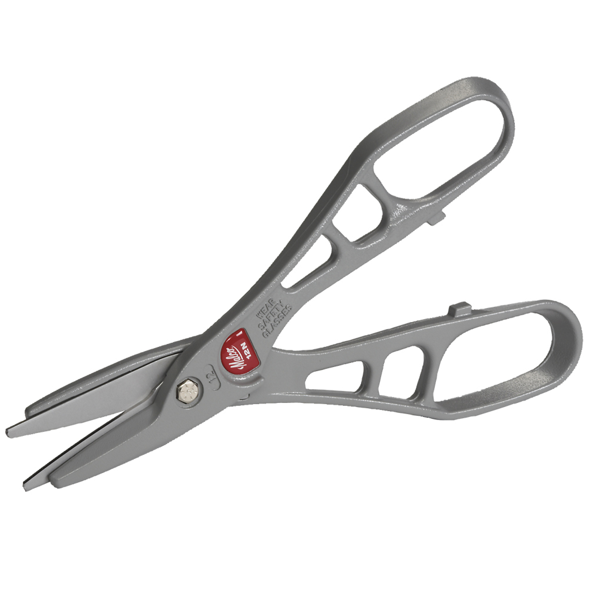 Malco, 12in. Straight Cut Aluminum Snip, Blade Size 3 in, Tool Length 12 in, Model# M12N