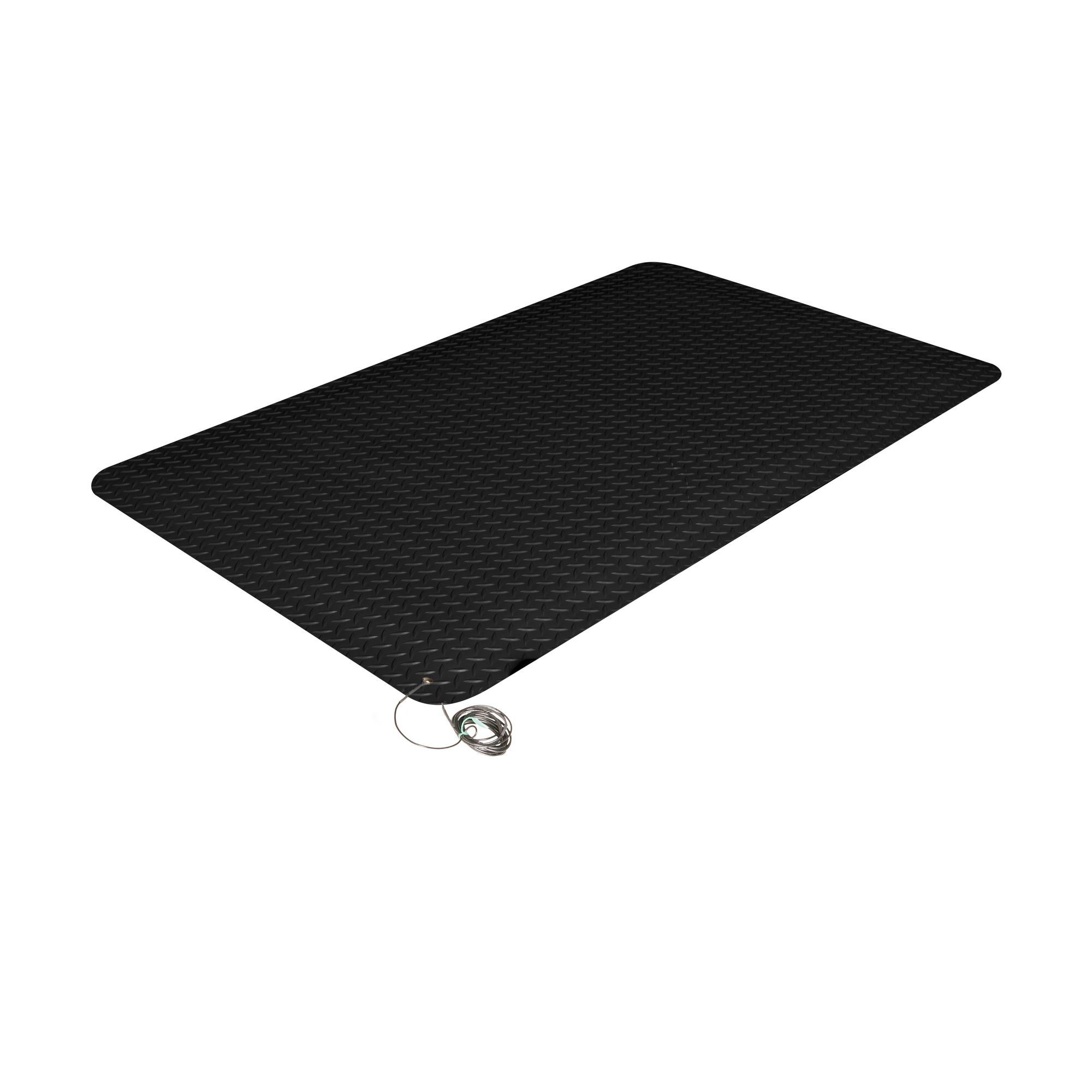 Crown Matting Technologies, Electrically Conductive Deck Plate 3ft.x5ft. Black, Width 36 in, Length 60 in, Thickness 9/16 in, Model# CD 0035EB