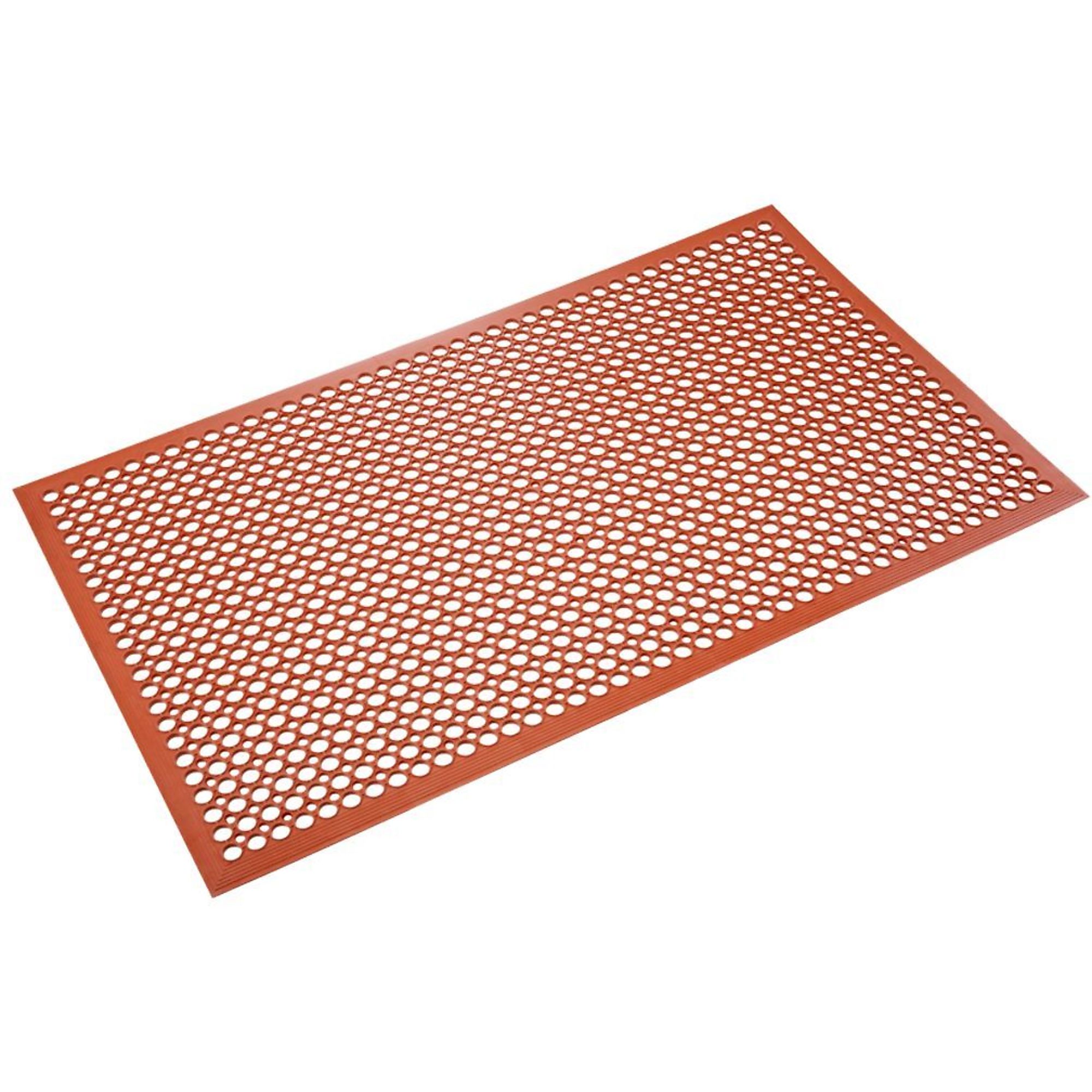 Crown Matting Technologies, Safewalk-Light Grease-Resistant 3ft.x15ft. Terra Cotta, Width 36 in, Length 180 in, Thickness 1/2 in, Model# WS CT15TC