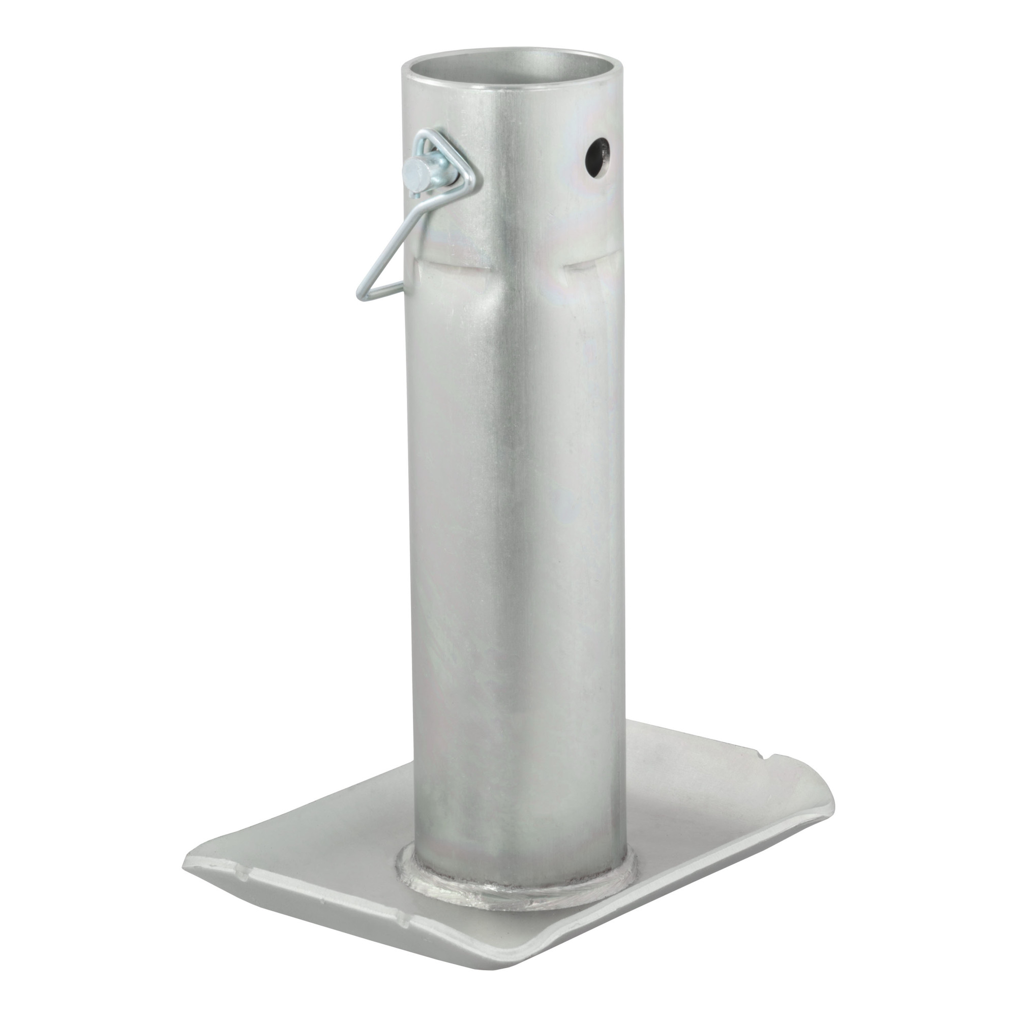 Curt Manufacturing, Pin-On Jack Foot Fits 2in. Tube, 2000 lbs, 8-1/2in. H, Model# 28275
