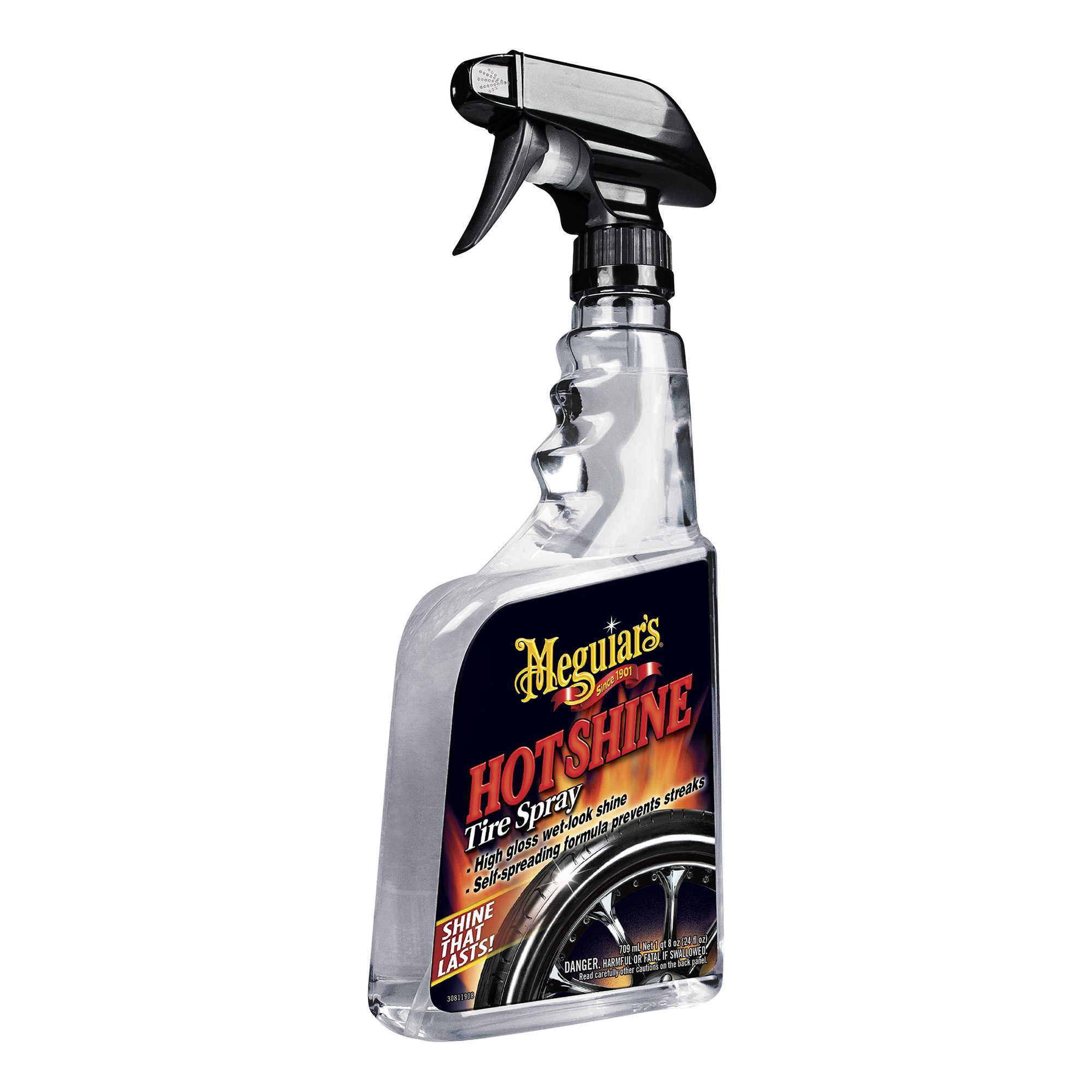 Meguiars Hot Shine High Gloss Tire Spray - 24 fl oz bottle