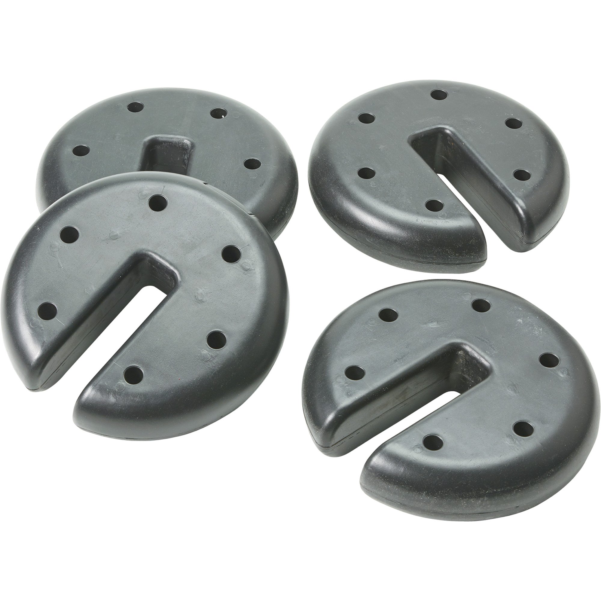 Anchor weights outlet for canopies