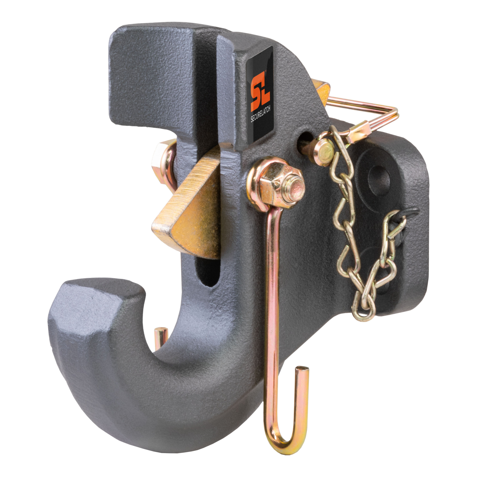 Curt Manufacturing, SecureLatch Pintle Hook (2-1/2in. or 3in. Lunette), Model# 48505