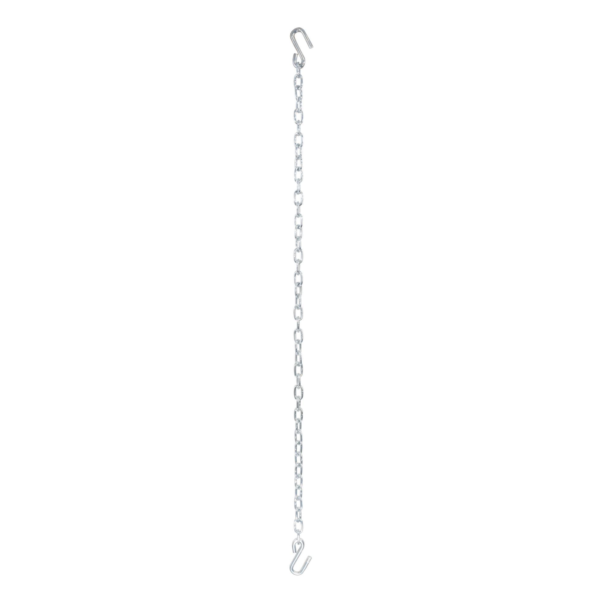 Curt Manufacturing, 48in. Safety Chain with 2 S-Hooks, Length 48 in, Material Steel, Model# 80010