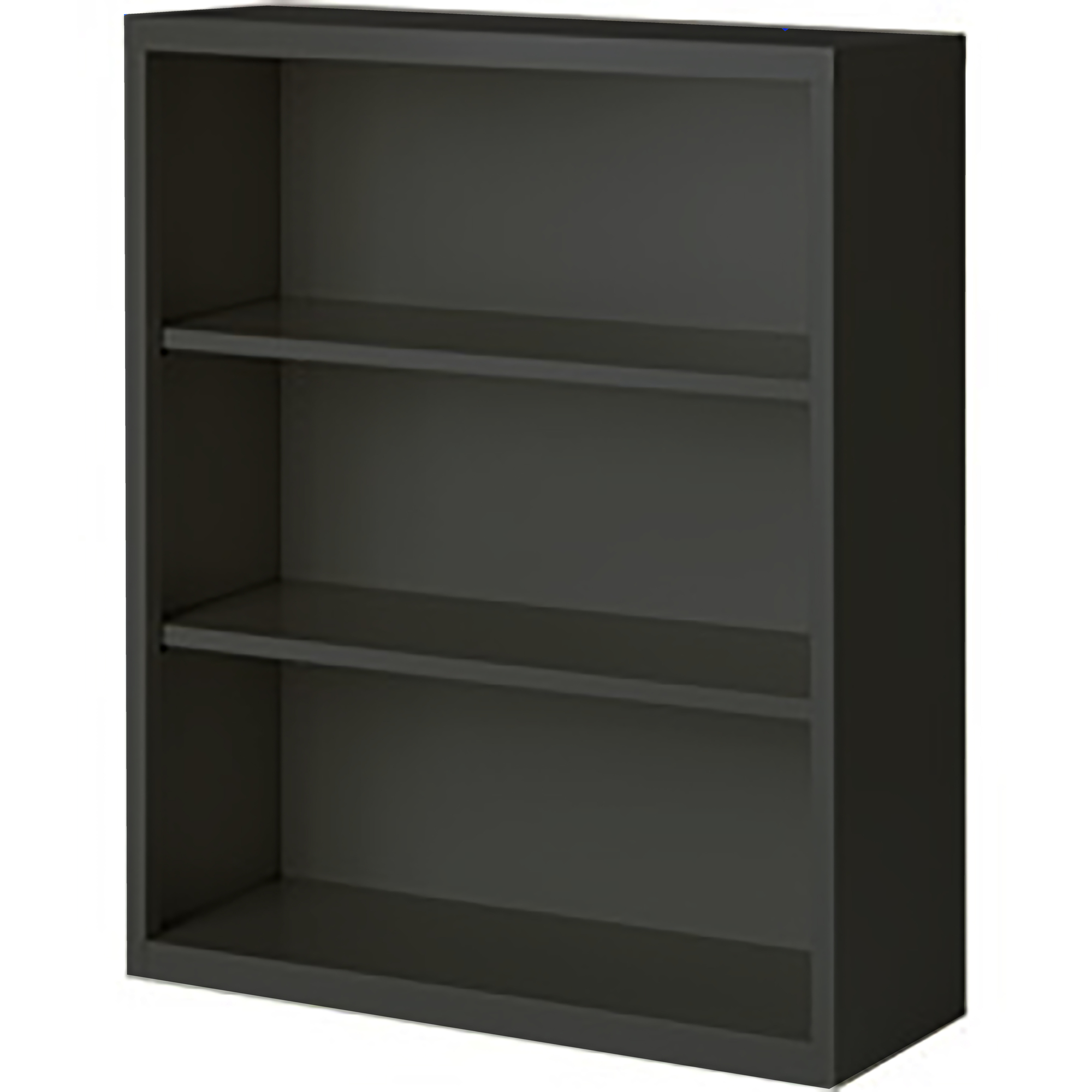 Steel Cabinets USA, 36in.x18in.x42in. Charcoal Bookcase Steel Full Assembled, Height 42 in, Shelves (qty.) 3, Material Steel, Model# BCA-364218-C
