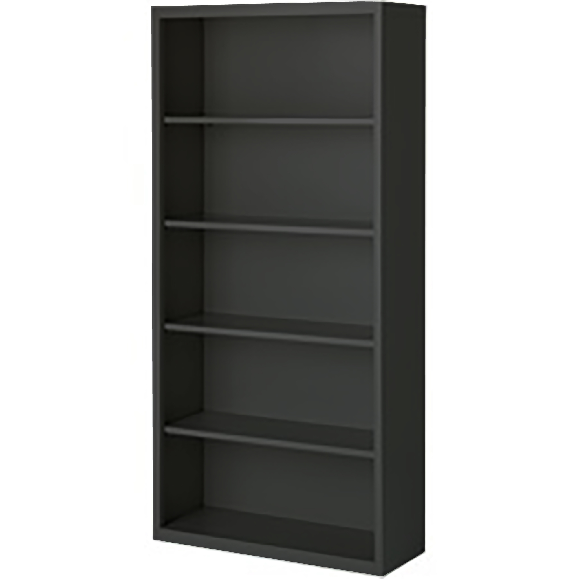 Steel Cabinets USA, 36in.x13in.x72in. Charcoal Bookcase Steel Full Assembled, Height 72 in, Shelves (qty.) 5, Material Steel, Model# BCA-367213-C