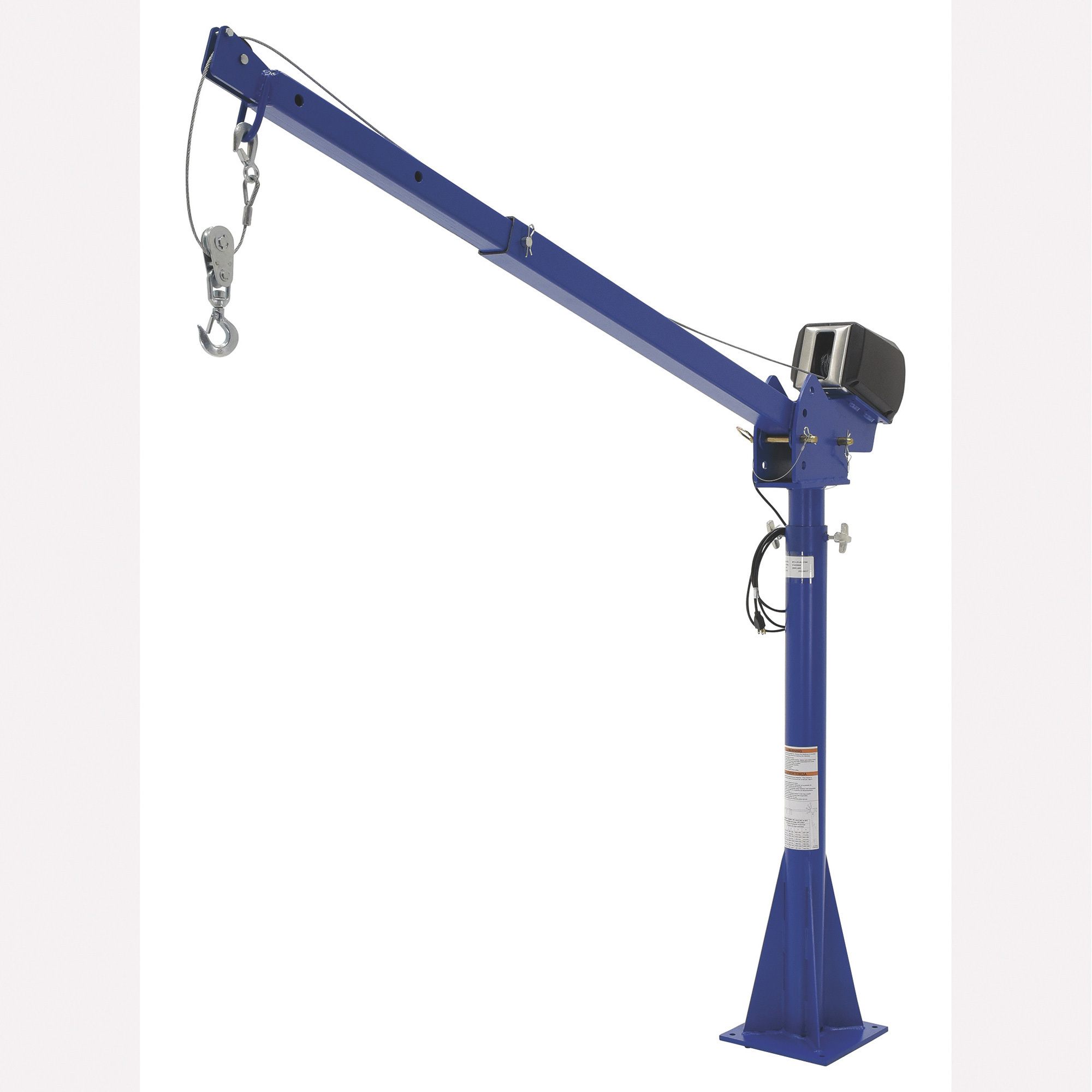 Vestil AC Powered Lift Jib Crane — 2000Lb. Capacity, Model WTJ204