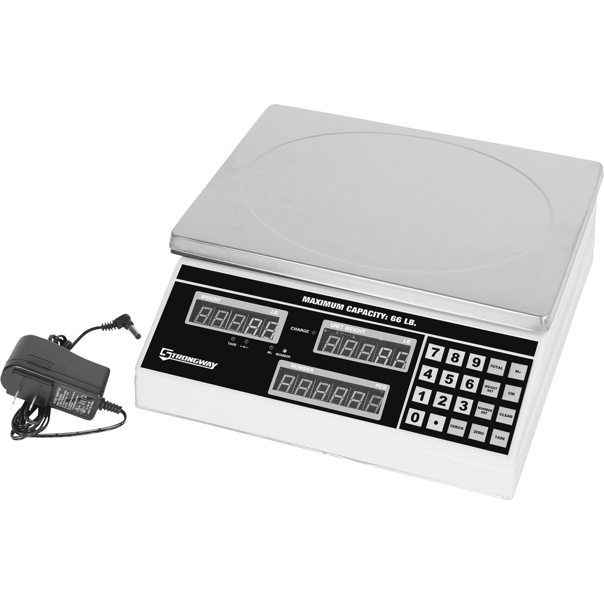 PEC Scales High Accuracy Commercial Digital Weighing Counting Scale, 66lb