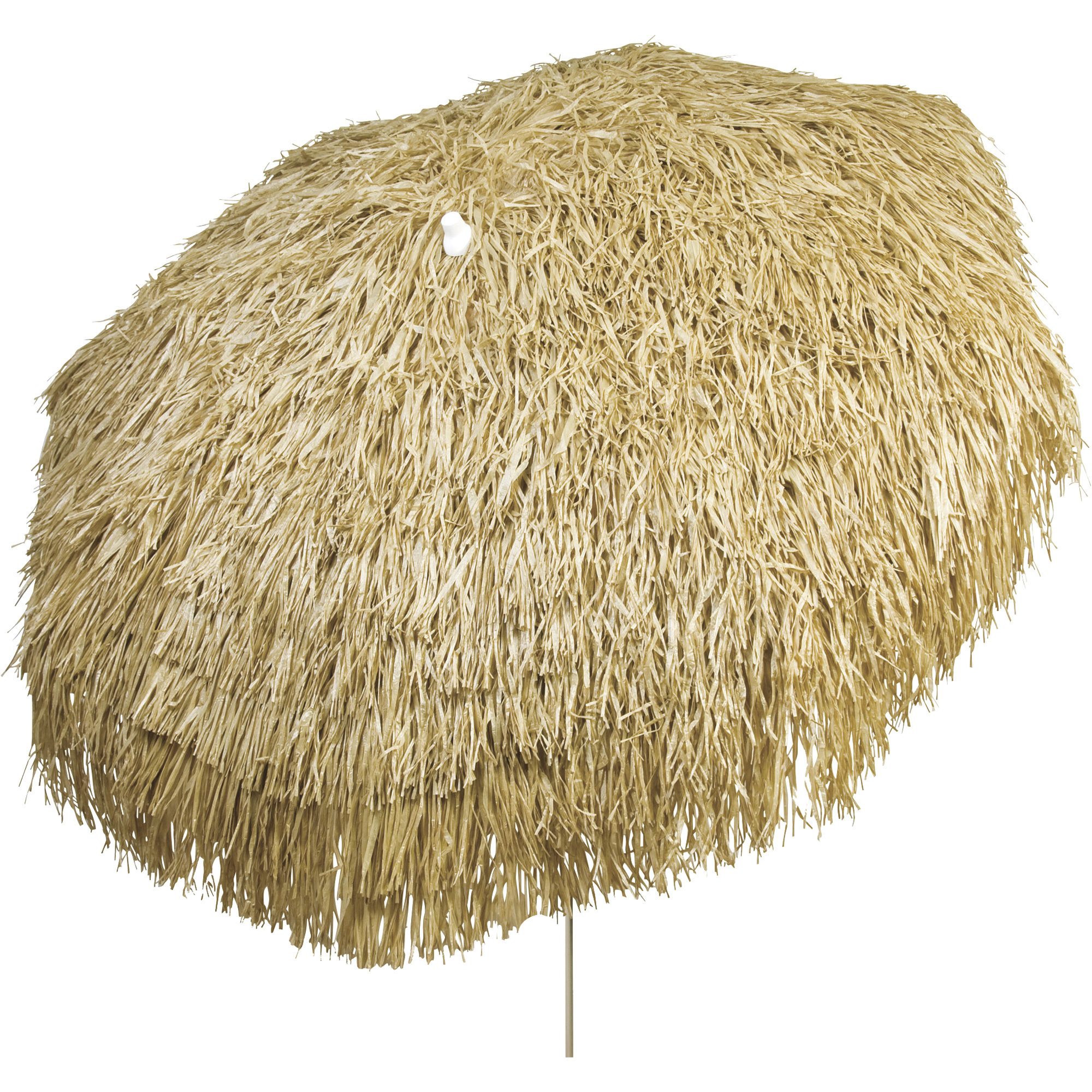DestinationGear Palapa Tiki-Style Market/Patio Umbrella, Whiskey Brown, 76in. Diameter x 98in.H, Model# 1272
