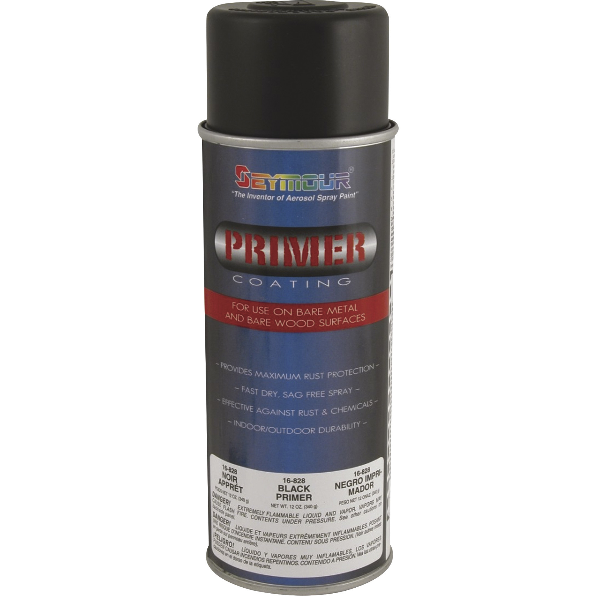 Seymour Multi-Purpose Primer, Black, 12-Oz. Can, Model# 16-828 ...