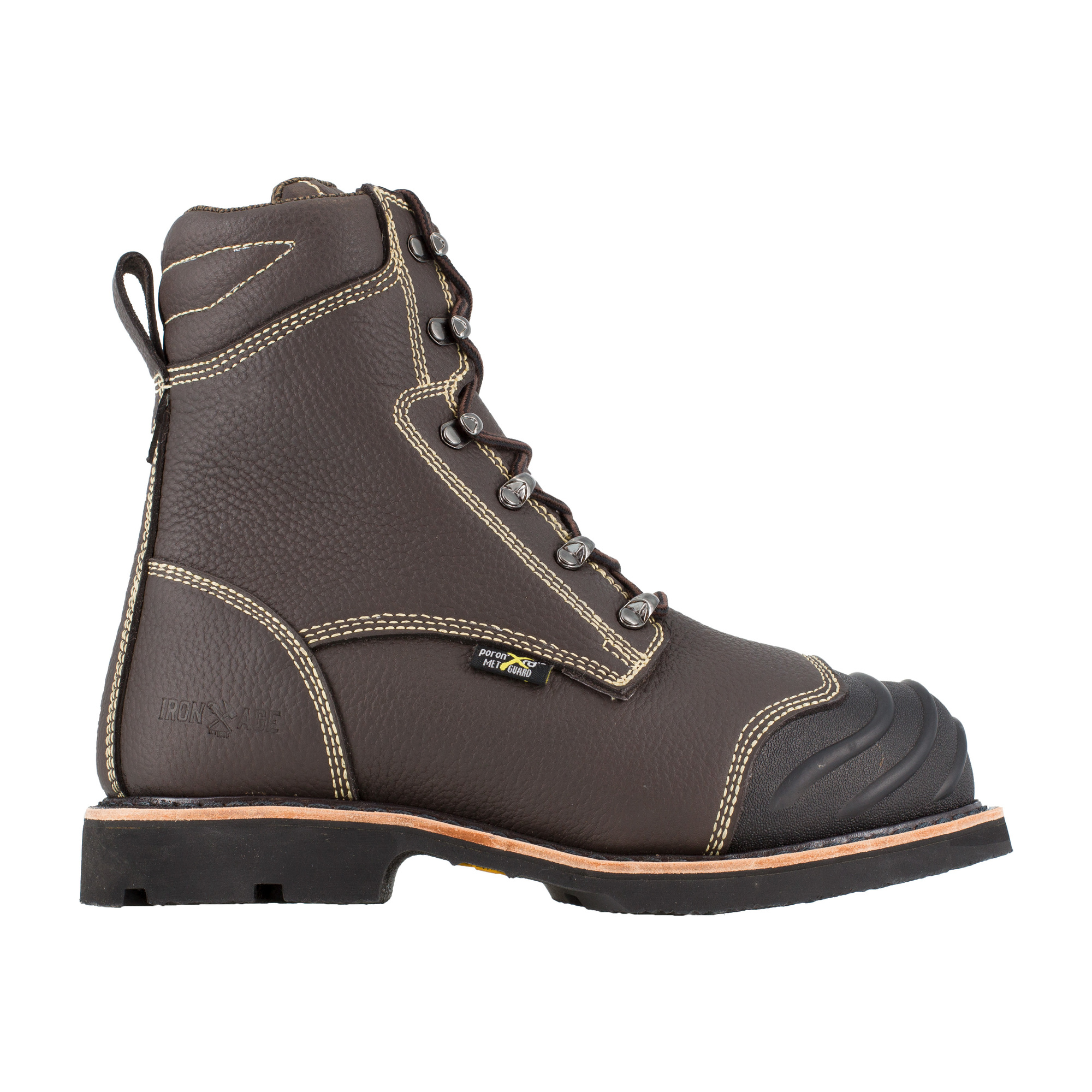 Iron Age, 10in. Heat Resistant Work Boot, Size 7, Width Wide, Color