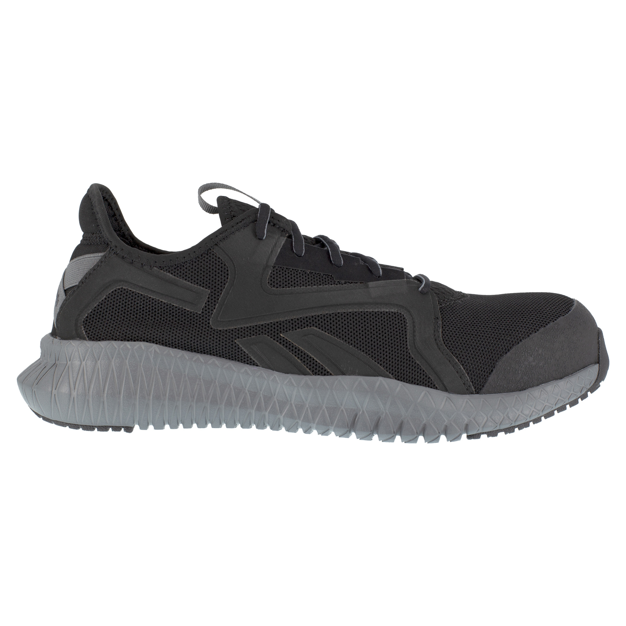 Reebox Flexagon size 12 gray and black like new Reebok Flexagon Force Composite Toe Work Shoe 5440 – 2BigFeet main image 3