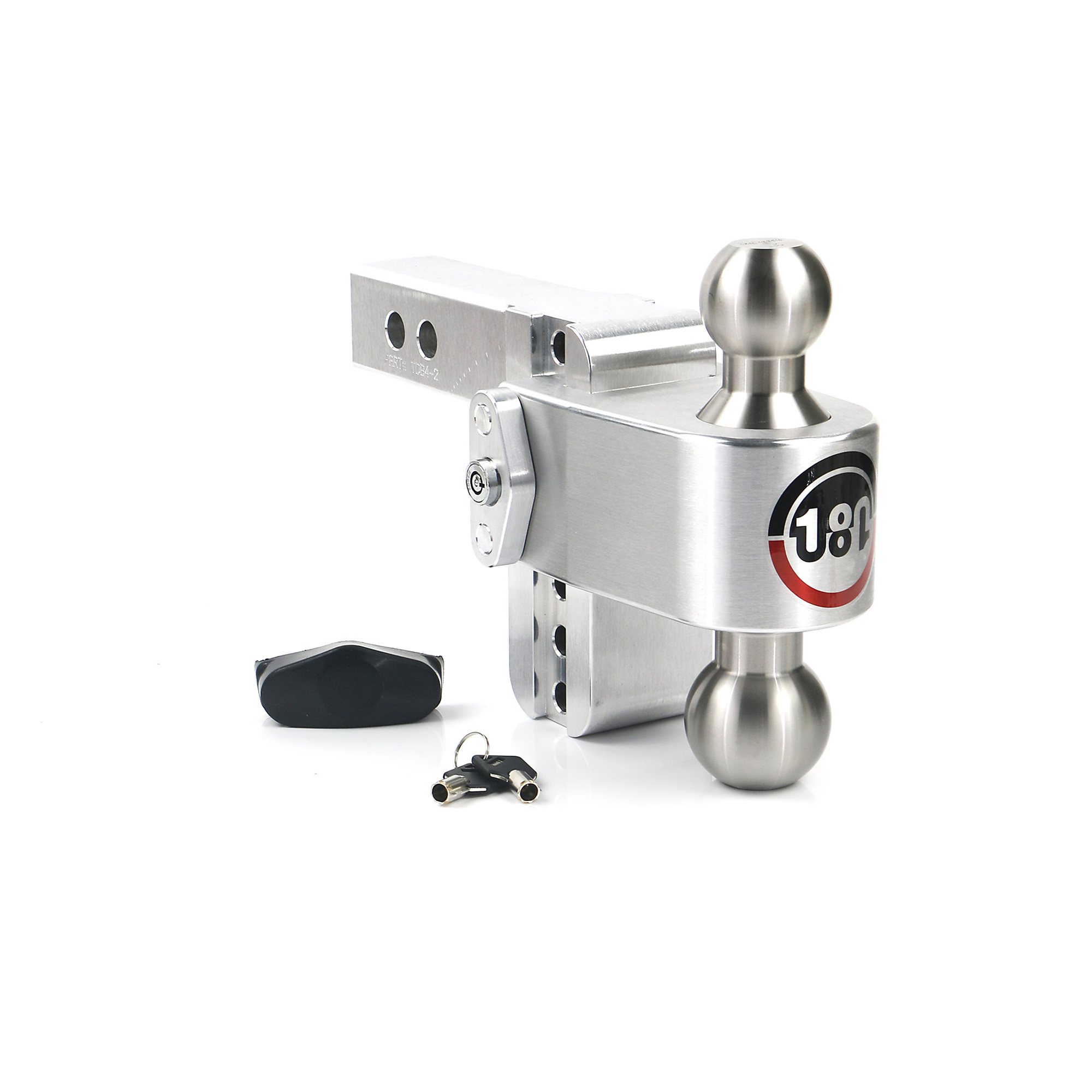 Weigh-Safe 180 Turnover Ball Hitch - 4in. Drop, 2in. Shank, 8,000/12,500 lb. Capacity, 2-5/16in. Ball, Class V, Model# LTB4-2