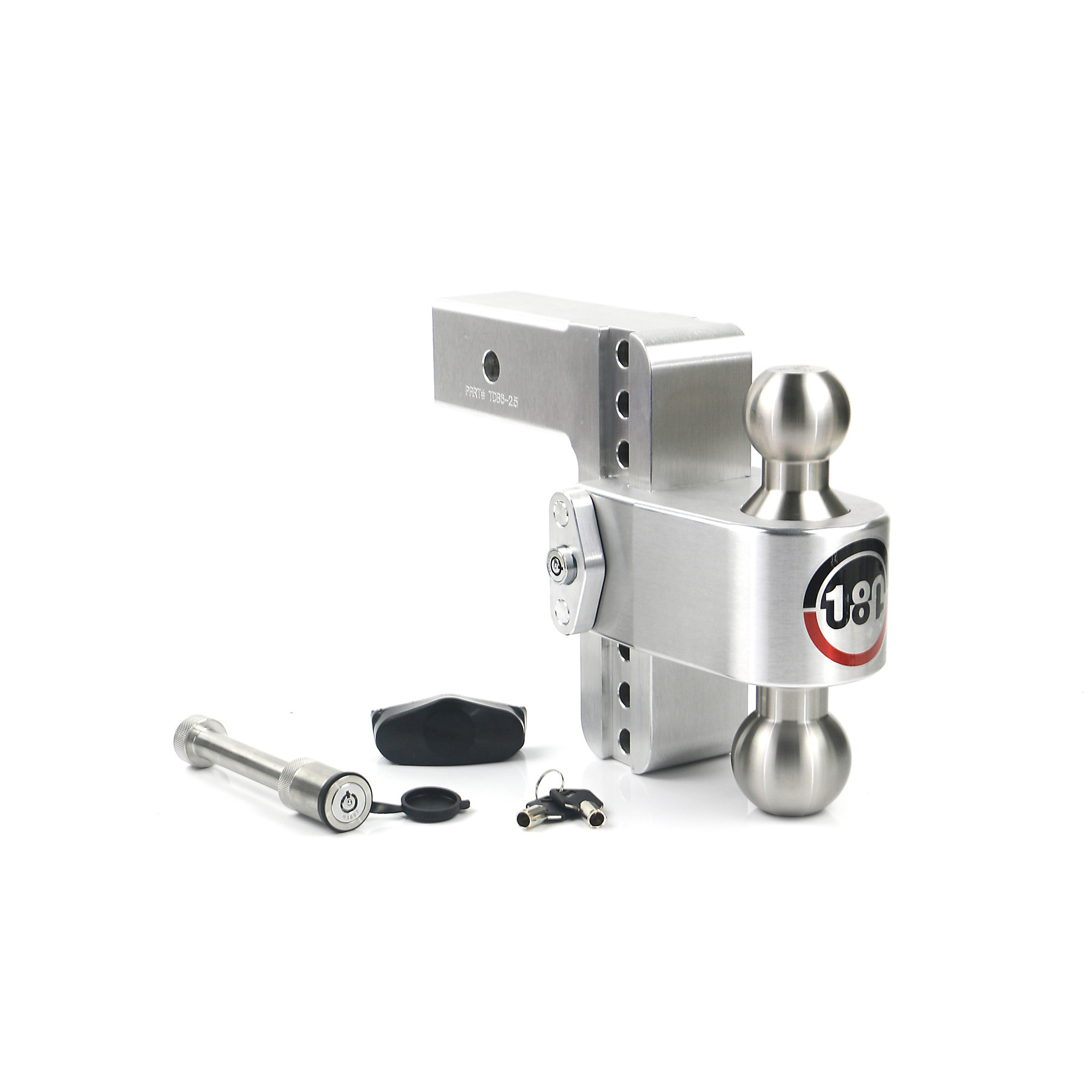 Weigh-Safe 180 Turnover Ball Hitch - 6in. Drop, 2.5in. Shank, 18500-Lb. Capacity, 2-5/16in. Ball Diameter, Class V, Model# LTB6-2.5-KA