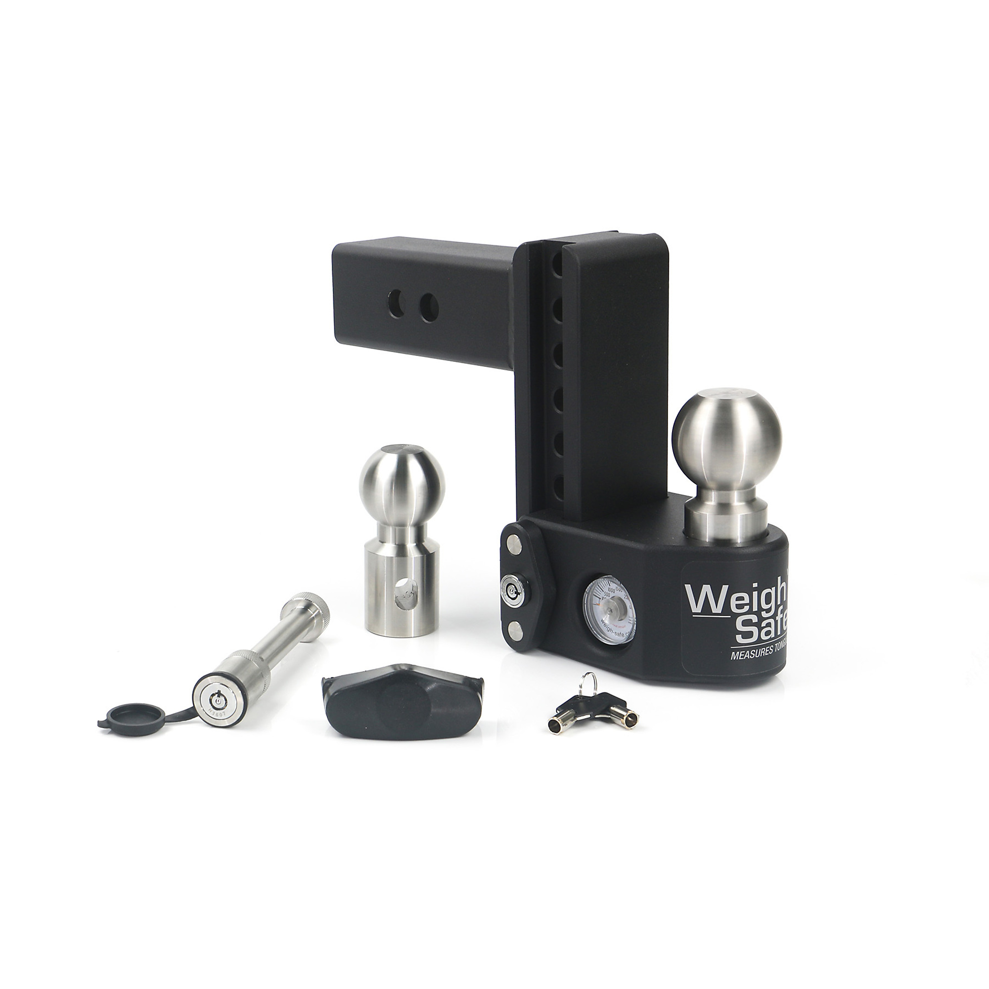 Weigh-Safe Steel Drop Hitch - 6in. Drop, 2.5in. Shank, 22000lb Gross Towing Weight, 2-5/16in. Ball Diameter, Class V, Model# SWS6-2.5-KA