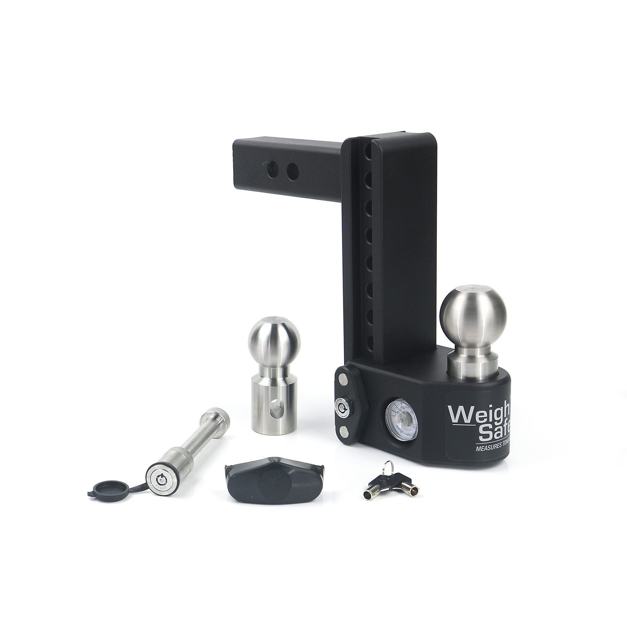 Weigh-Safe Steel Drop Hitch - 8in. Drop, 2in. Shank, 15000-Lb. Towing Capacity, 2-5/16in. Ball, Class V, Model# SWS8-2-KA