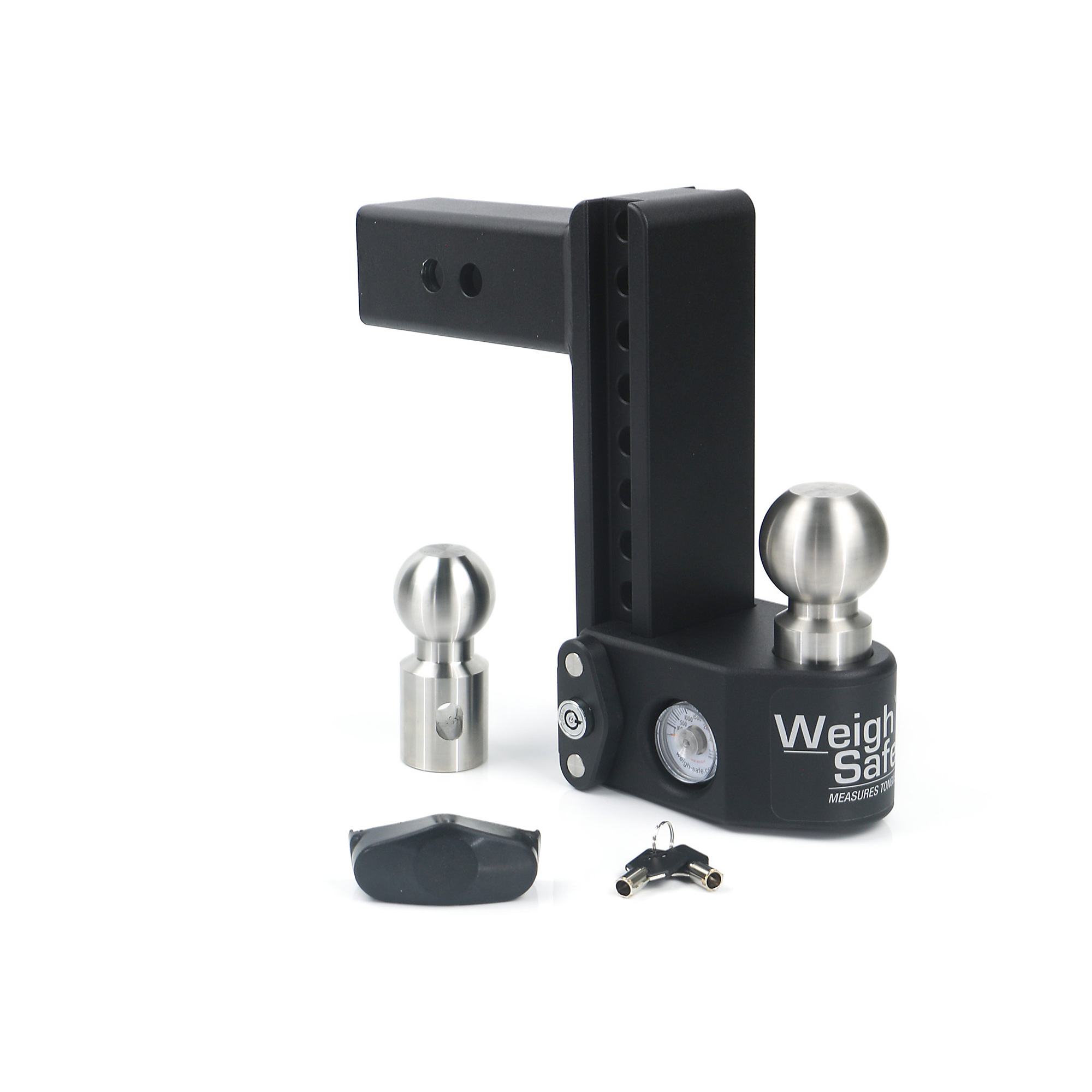 Weigh Safe Steel Drop Hitch - 8in. Drop, 2.5in. Shank, 22000-Lb. Capacity, 2-5/16in. Ball Diameter, Class V, Model# SWS8-2.5