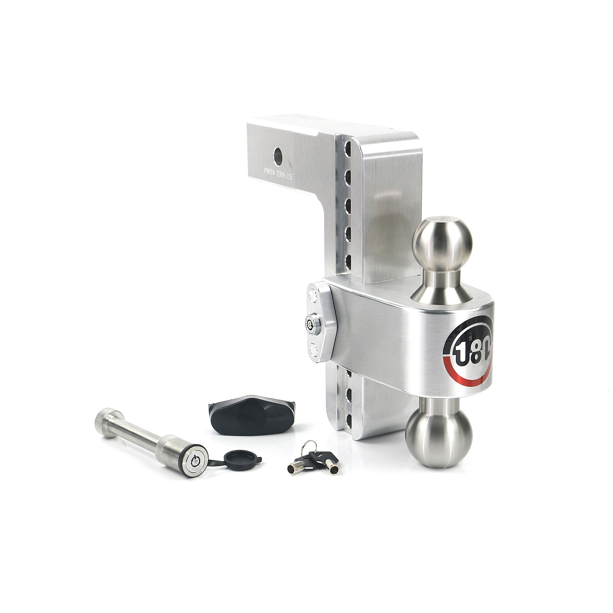 Weigh-Safe Drop Hitch - 8in. Drop, 2.5in. Shank, 18500 Lb. Gross Towing Weight, 2-5/16in. Ball Diameter, Class V, Model# LTB8-2.5-KA