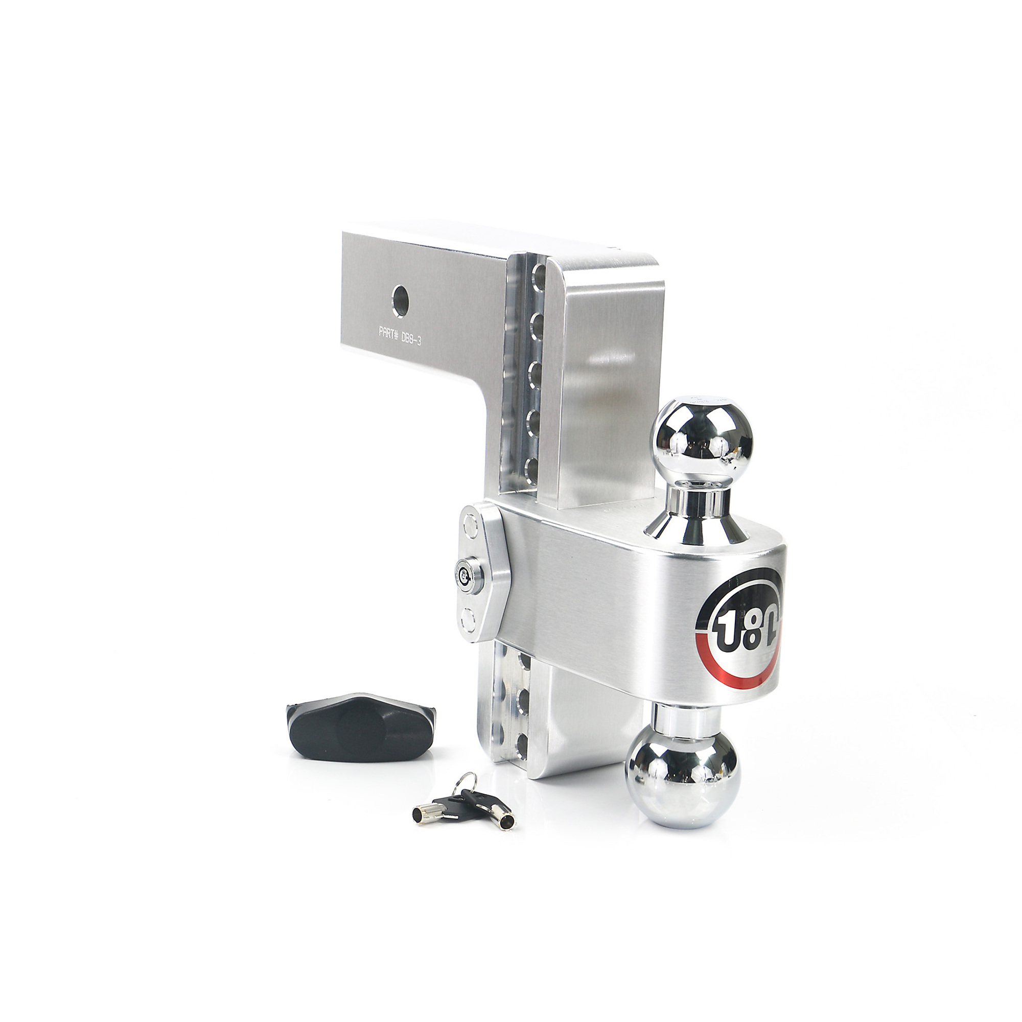 Weigh-Safe Turnover Ball Hitch - 8in. Drop, 3in. Shank, 21000-Lb. Capacity, 2-5/16in. Ball Diameter, Class V, Model# CTB8-3