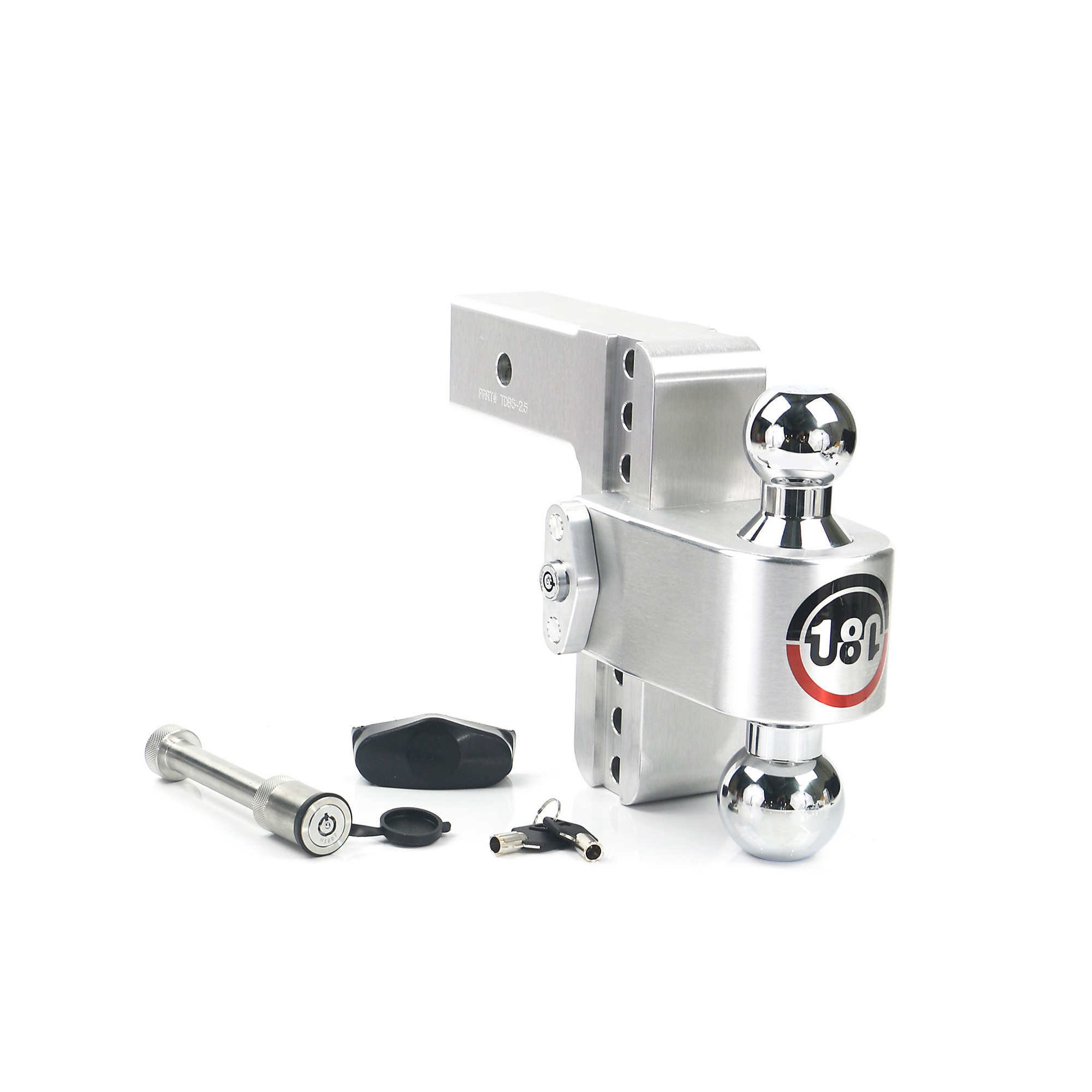 Weigh-Safe 180 Turnover Ball Hitch - 6in. Drop, 2.5in. Shank, 18500-Lb. Capacity, 2-5/16in. Ball Diameter, Class V, Model# CTB6-2.5-KA