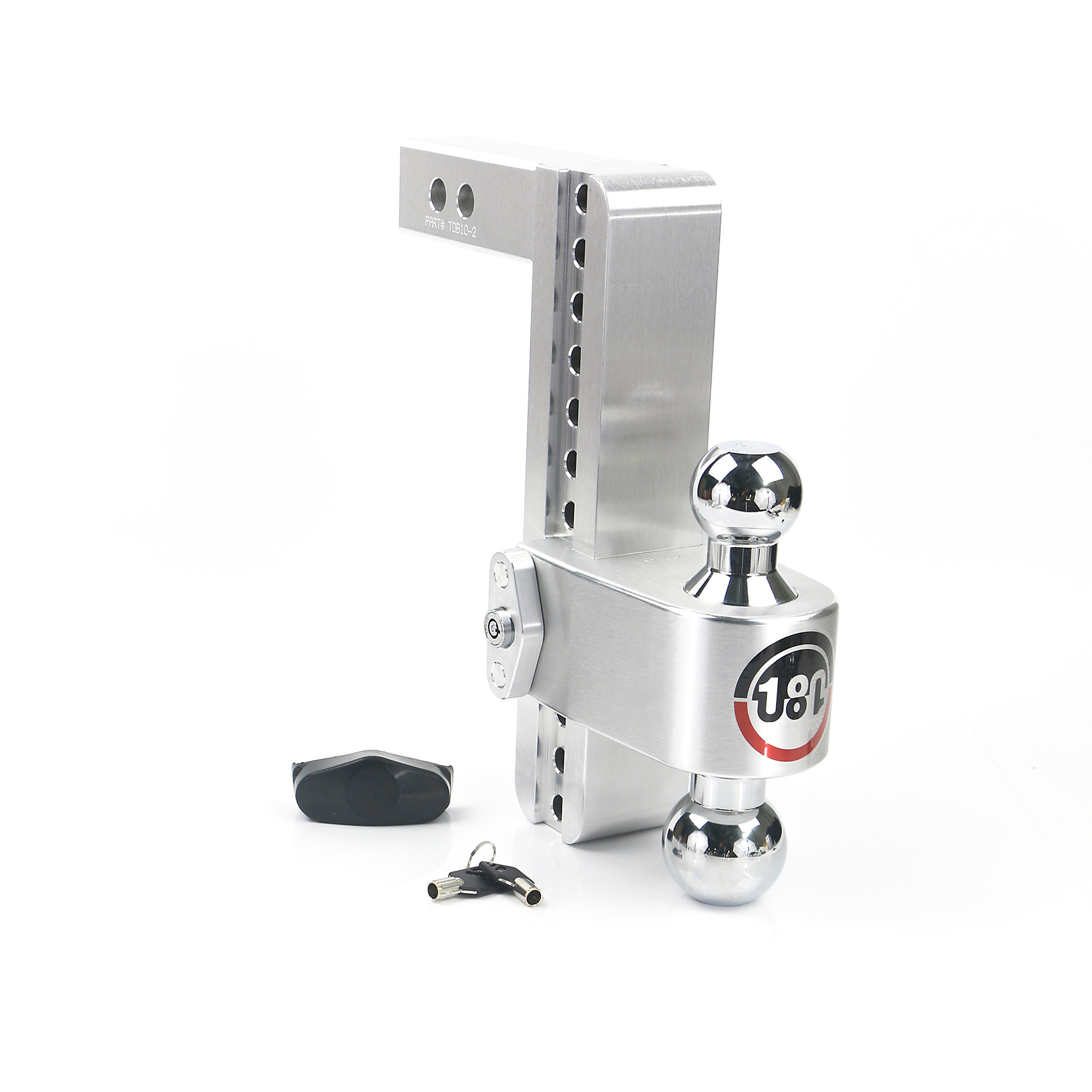 Weigh Safe 180 Turnover Ball Hitch - 10in. Drop, 2in. Shank, 12500-Lb. Capacity, Class V, Model# CTB10-2