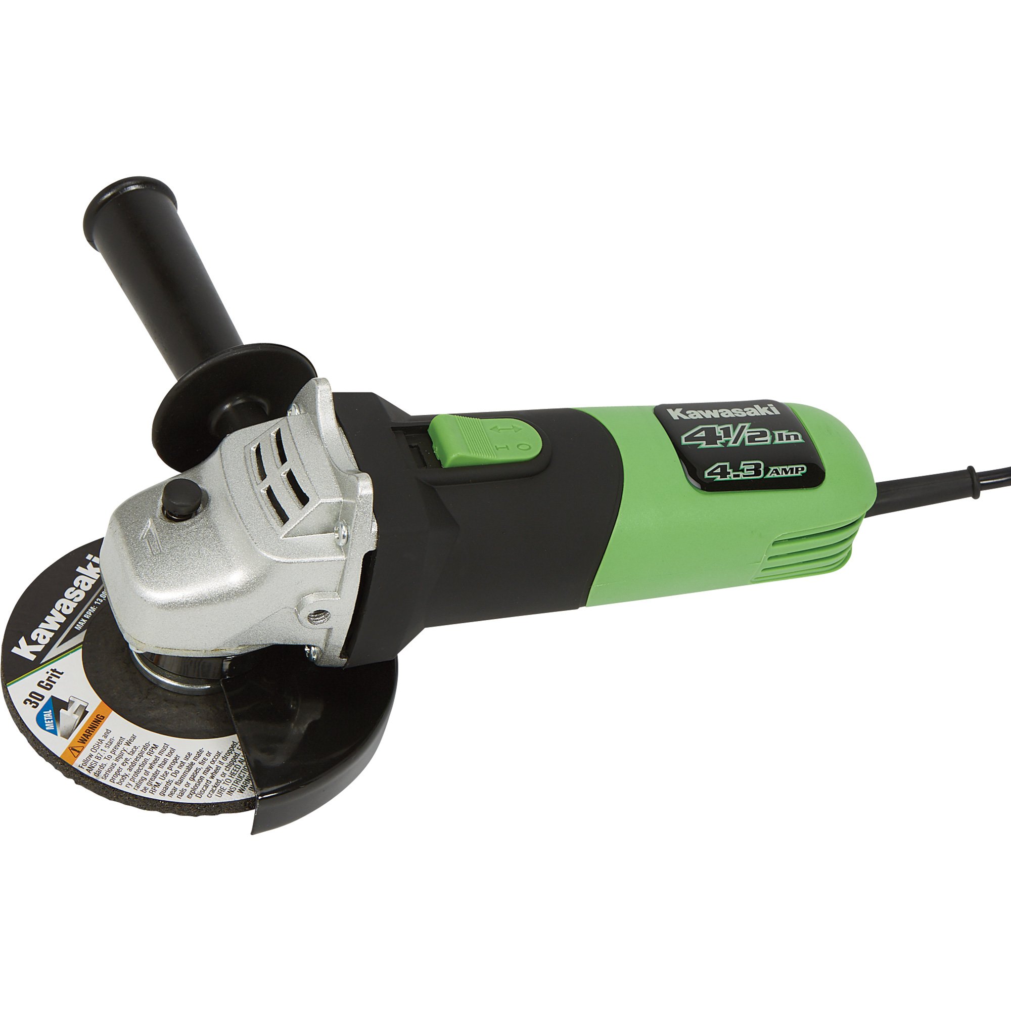 Kawasaki 4 1/2in. Grinder — 4.3 Amps, 11,500 RPM, Model# 840776 