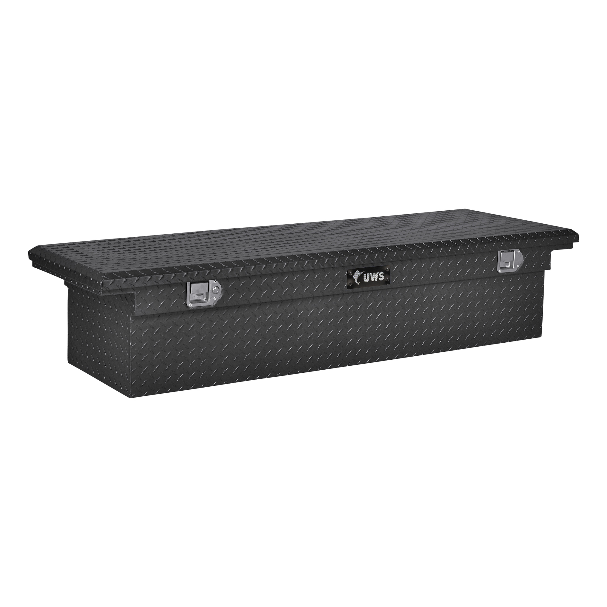 UWS, 72in. Crossover Truck Tool Box, Width 72.875 in, Material Aluminum